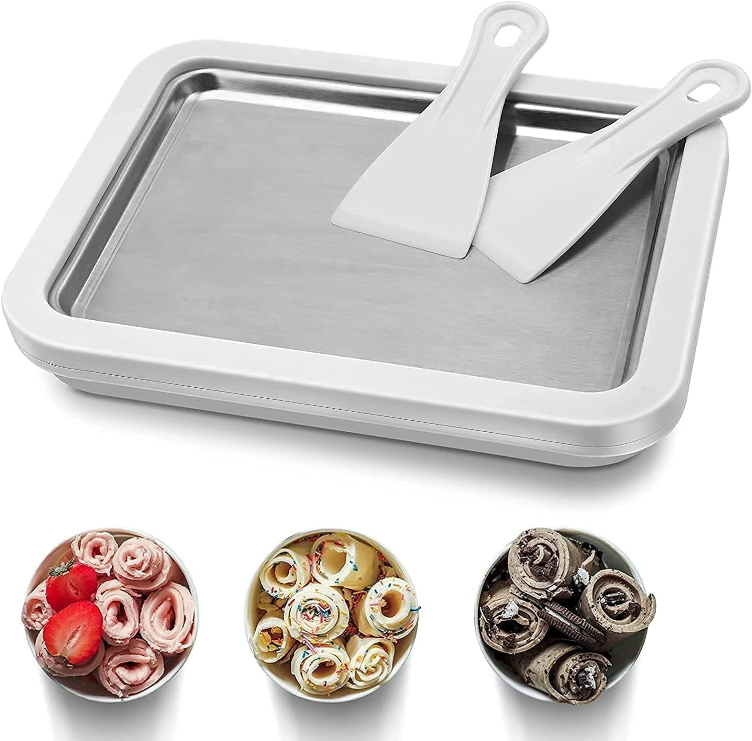 Ice Cream Maker - Fun DIY Rolled Ice Cream Machine for Kids and Family