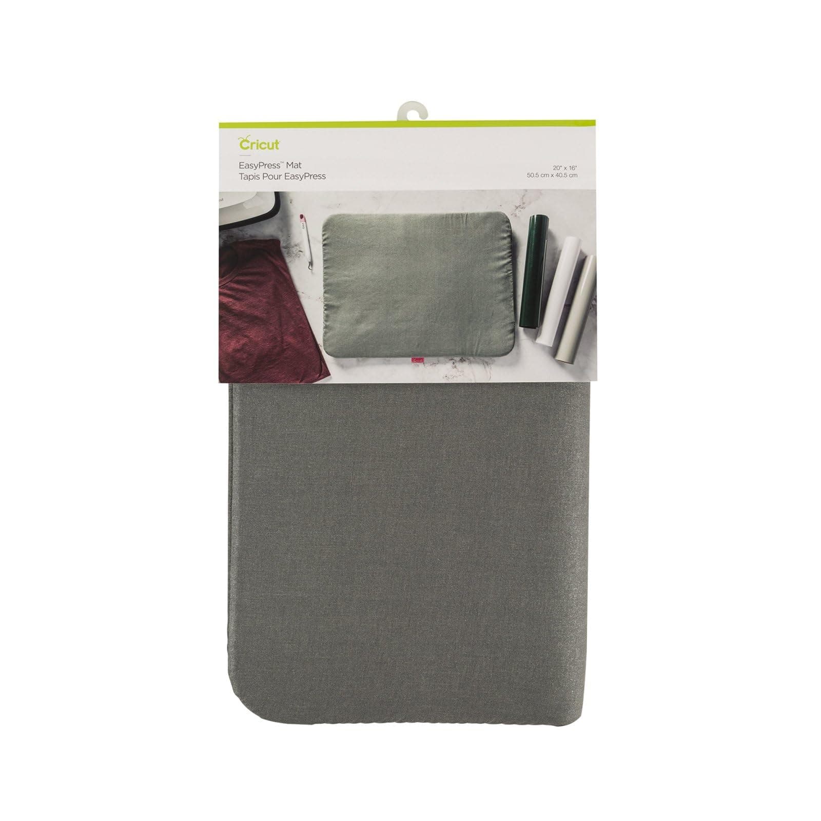 EasyPress Mat (16" x 20"), Protective Resistant Mat for Heat Press Machines, HTV and Iron On Projects, Heat Press Mat, Compatible with EasyPress 2 Machine, Gray