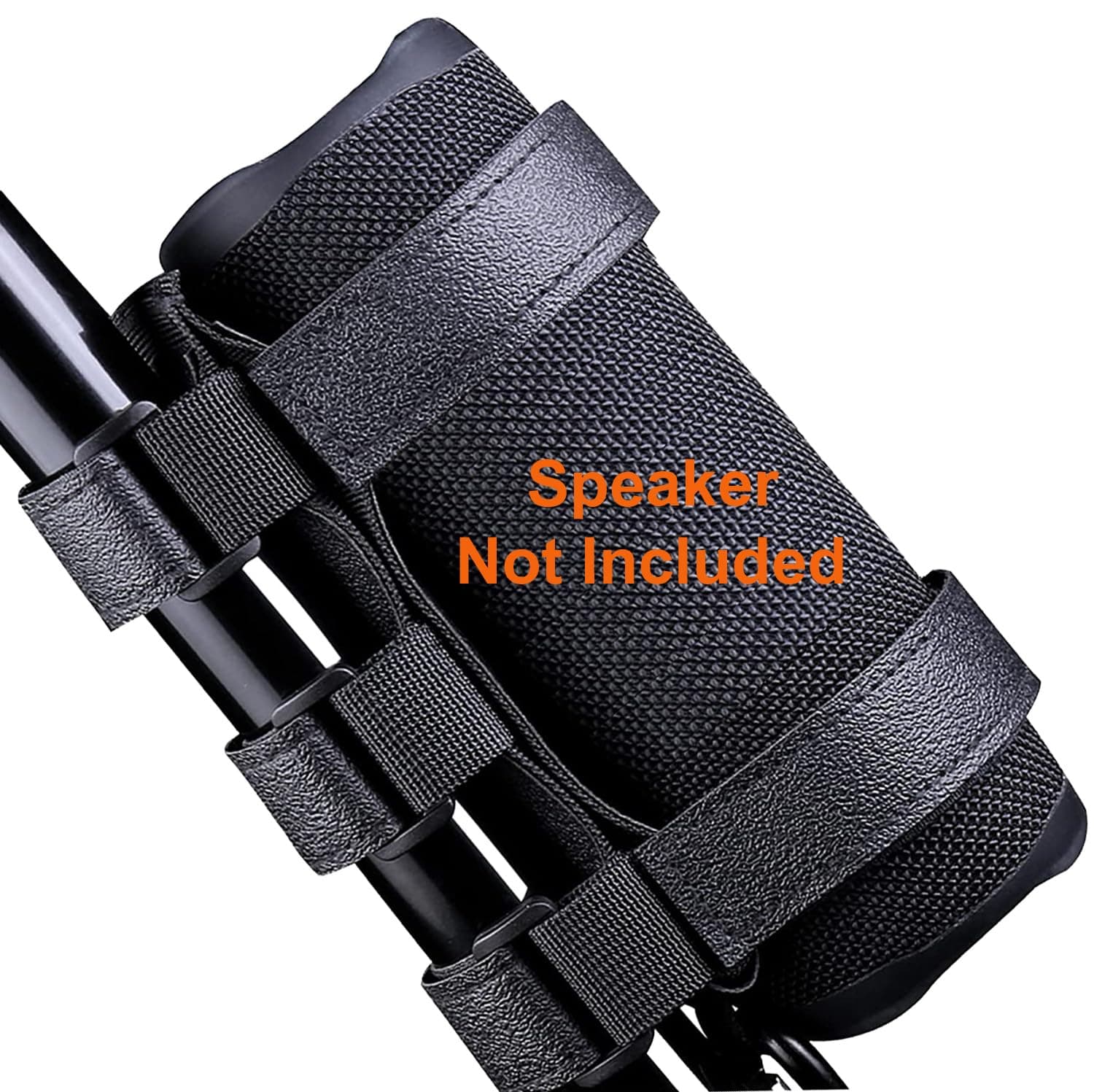 Zitel Portable Speaker Mount Compatible with JBL/Bose/Anker/Doss/Bushnell/OontZ Angle Outdoor Speaker Holder for Golf Cart Railing, Bike, Boat & More