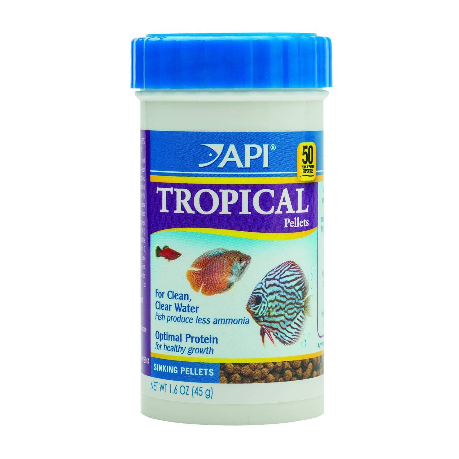 Pellets Tropical Fish Food, 1.6 OZ