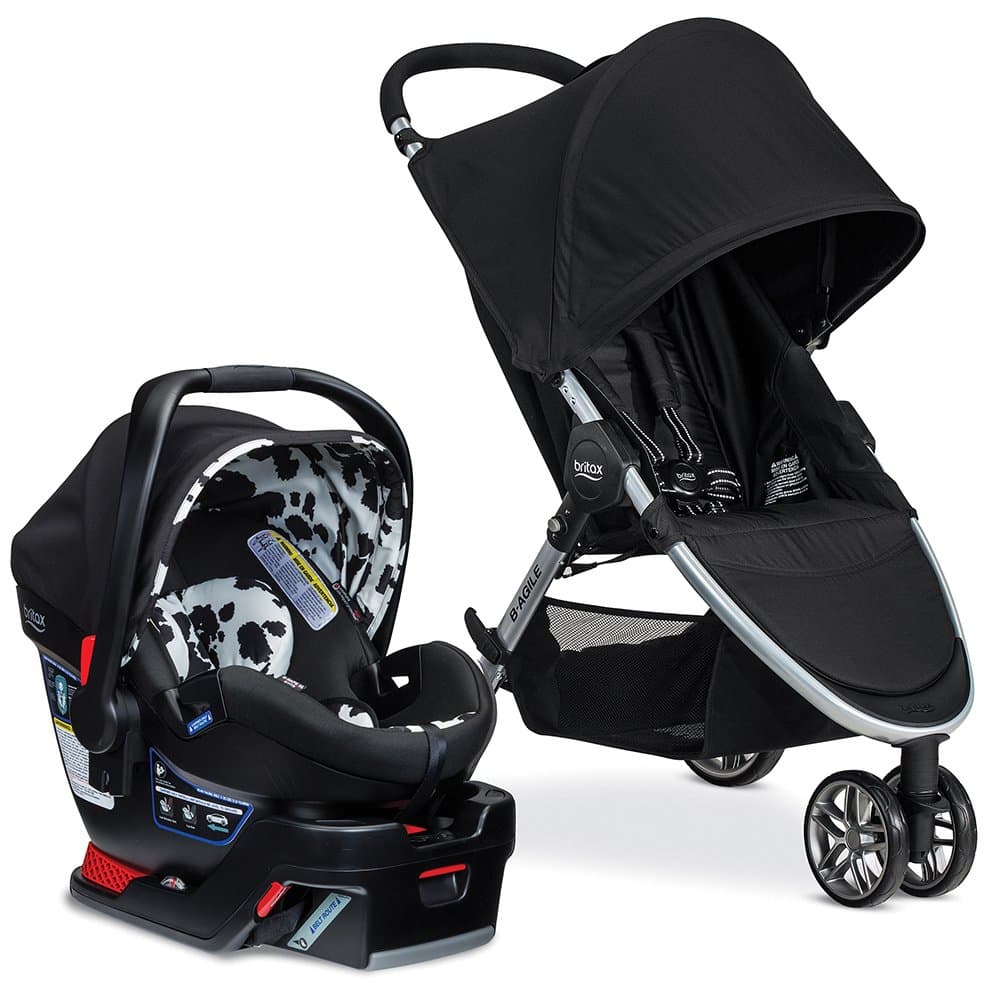 Britax 2017 B-Agile & B-Safe 35 Elite Travel System, Cowmooflage