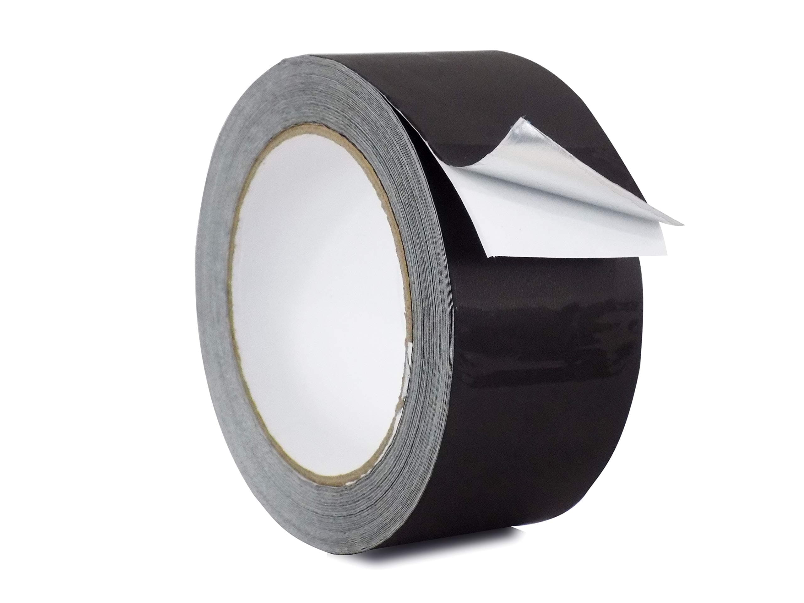 AF-20A-B Black Matte Aluminum Foil General Purpose Non Reflective Hot & Cold Shield Resistant - Good for HVAC, Air Ducts, Insulation, Metal Repair: 2 in. x 27 yds. (Pack of 1)