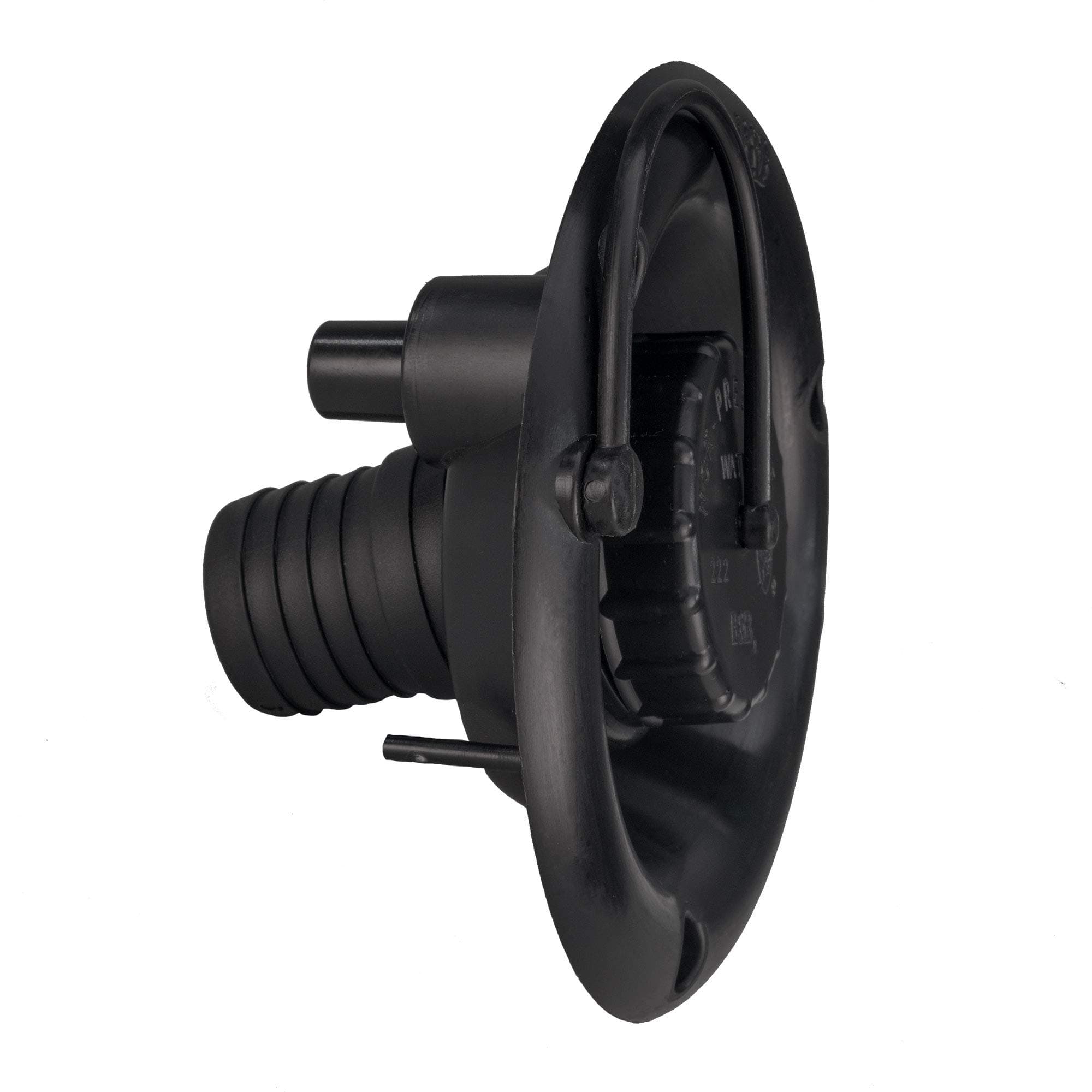 RecPro RV Round Fresh Water Gravity Fill Hatch Inlet | RV Water Fill Hatch | Camper Water Inlet Hatch | Trailer Water Fill Hatch Inlet (Black, No Quick Fill)