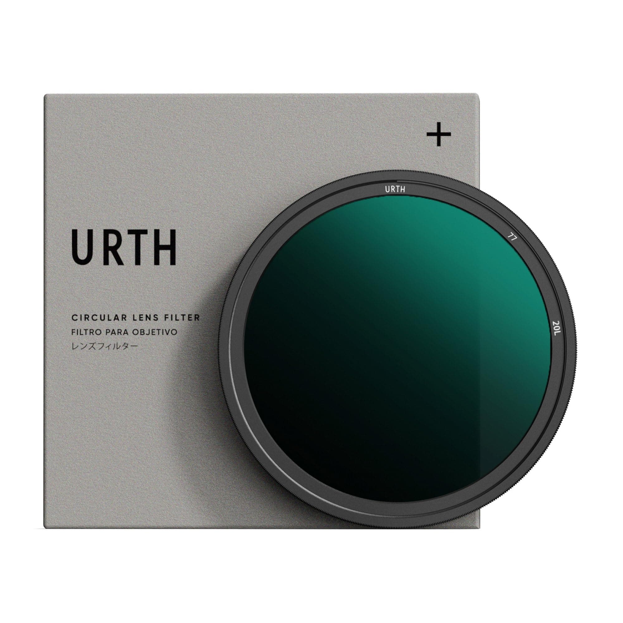Urth77mm CPL + ND64 Lens Filter (Plus+) — 20-Layer Nano-Coated Camera Lens Filter for Enhanced Polarization and Neutral Density Control