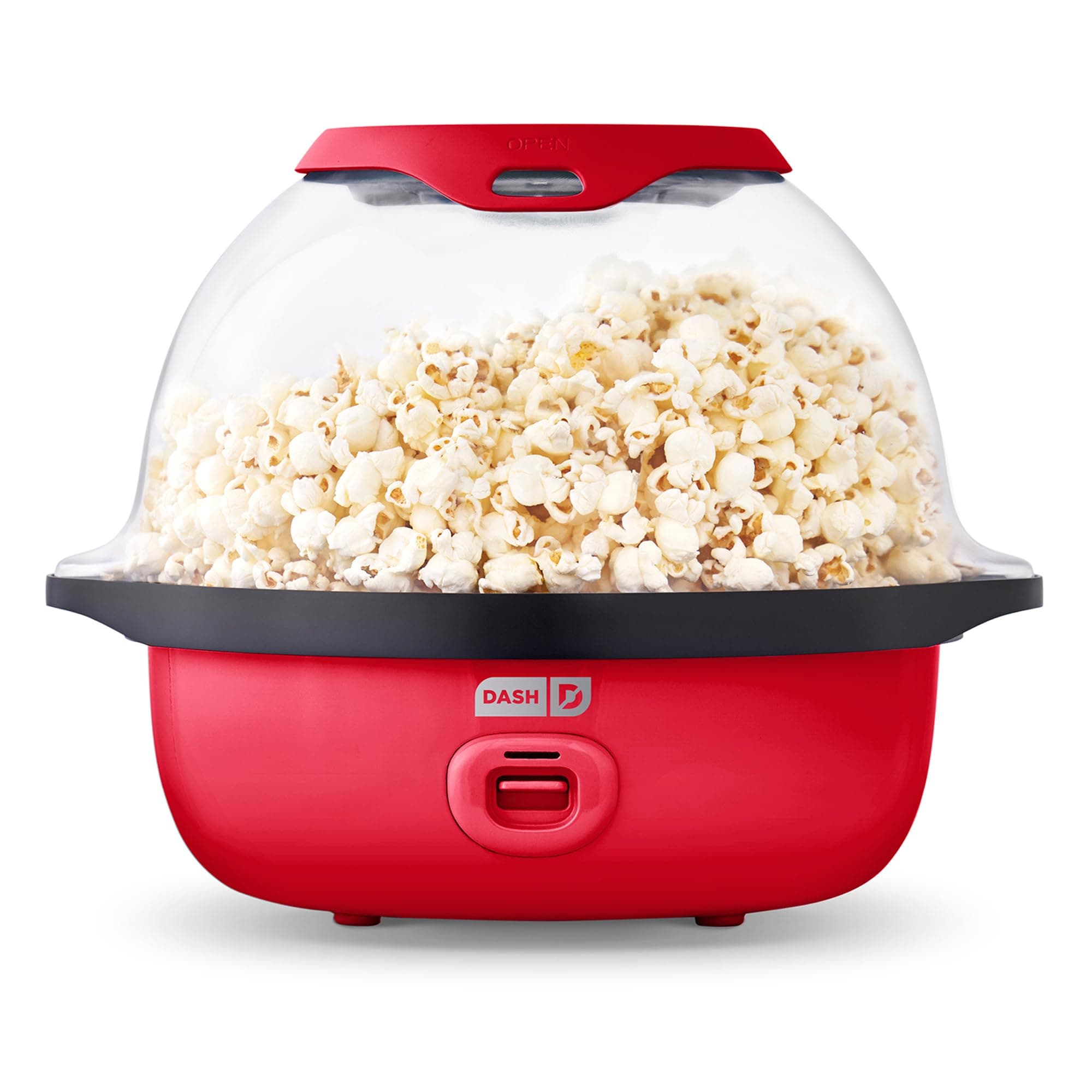 Dash DSSP355GBRD02 Deluxe SMARTSTORE Stirring Popcorn Maker, 24 Cups, Red