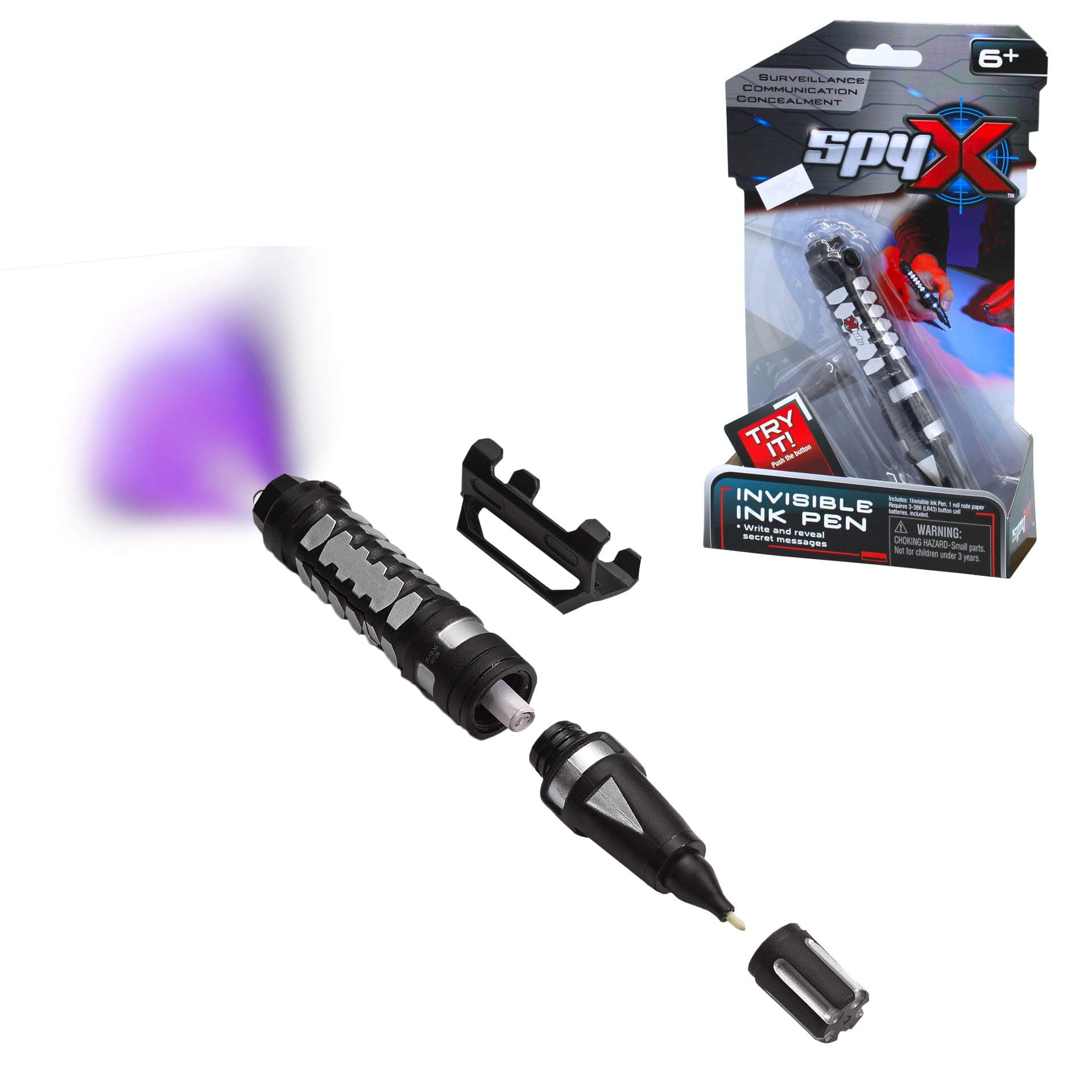 Spy X Xinvisible Ink Pen, Black, 10126,