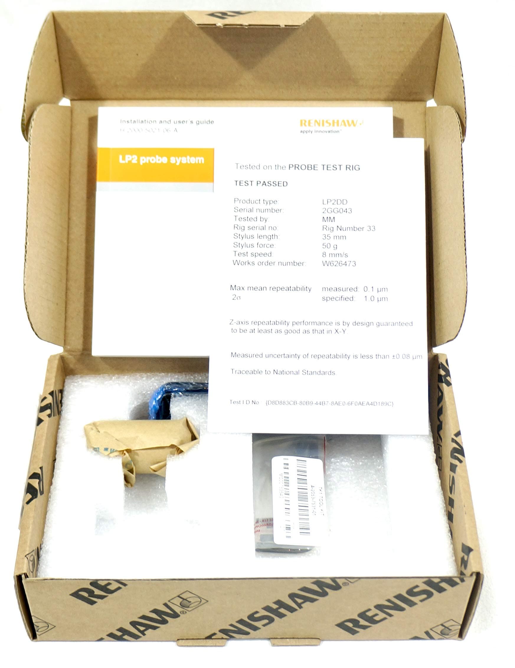 RenishawLP2DD Machine Tool CNC Lathe Probe Kit New with 1 Year Warranty