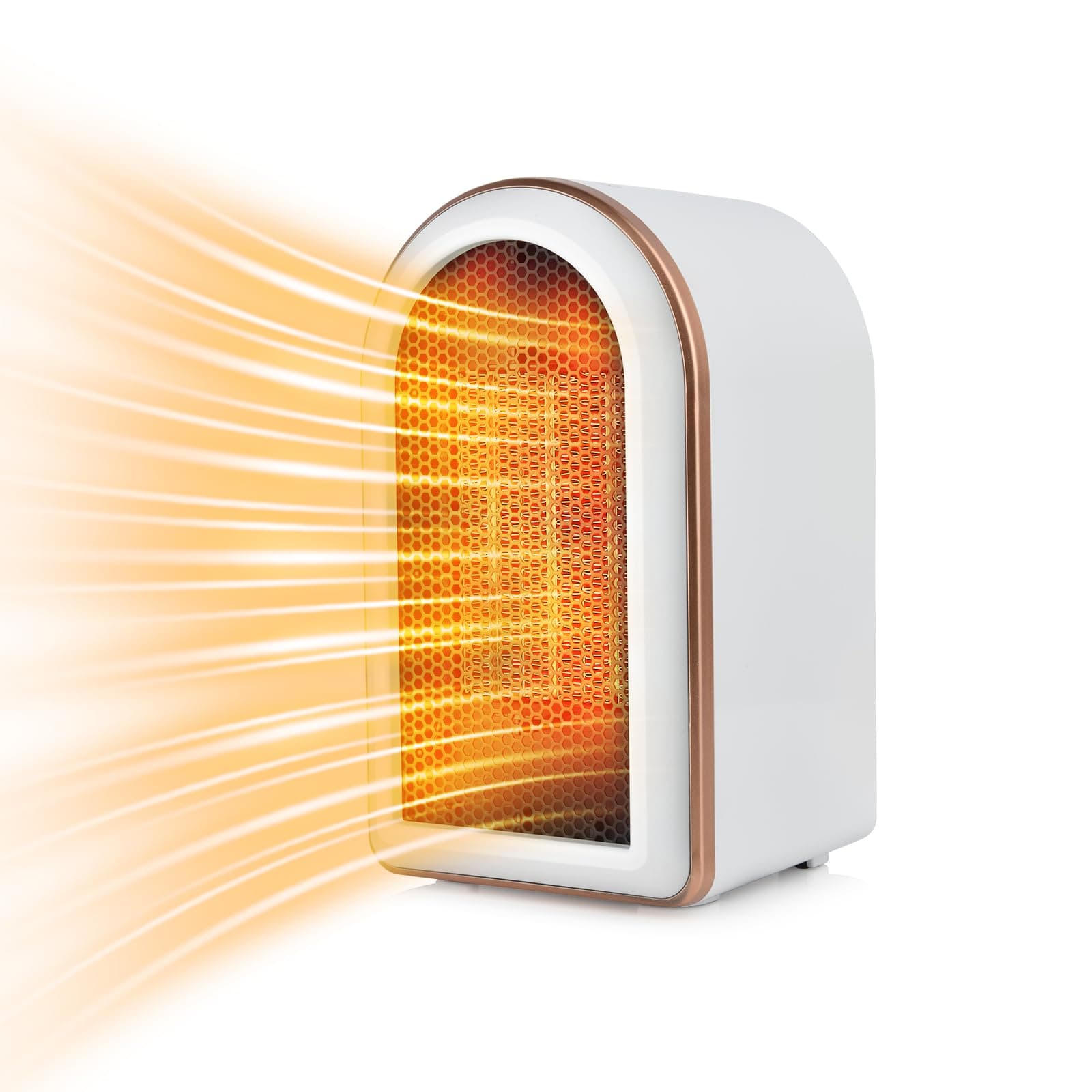 SHAVINGFUN Electric Heater,Fast Heating Ceramic Heater,2 Speed Modes Safe,Fan Heaters for Home Low Energy,Overheating & Tip-Over Protection,Quiet Heating for Indoor Use, Bedroom,Office Protection