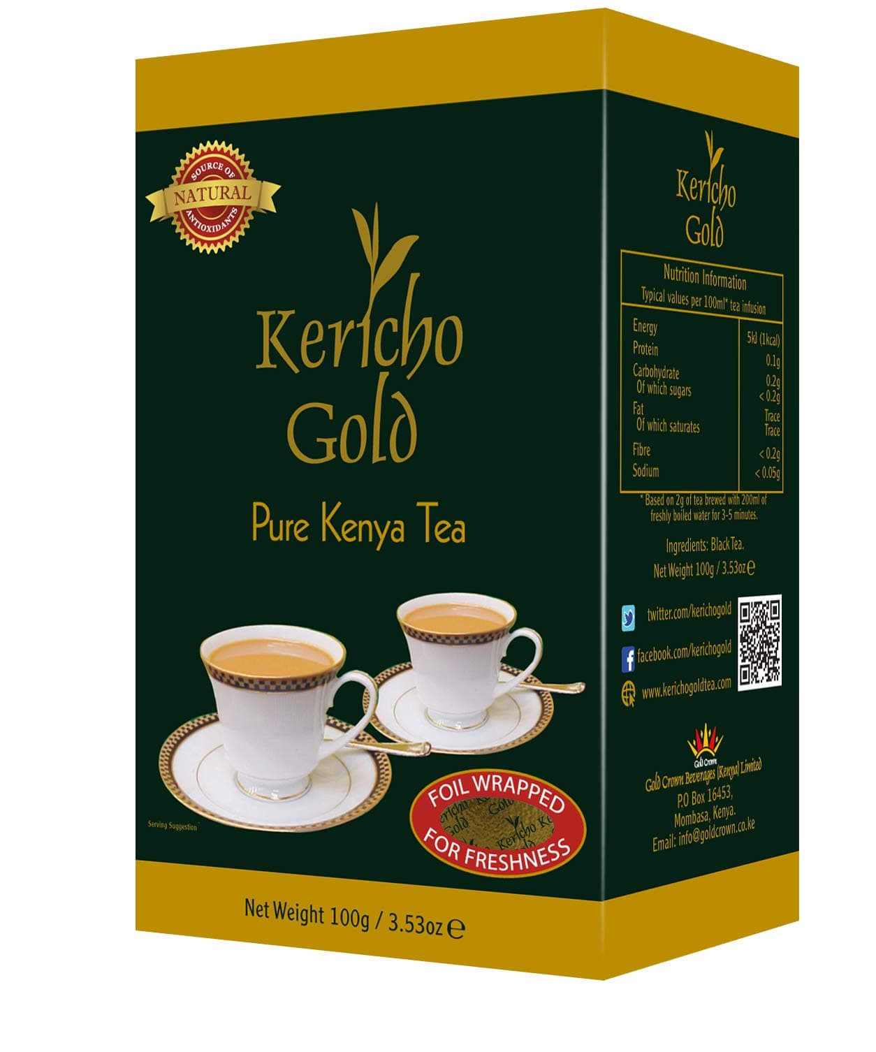 100 gm black loose luxury tea