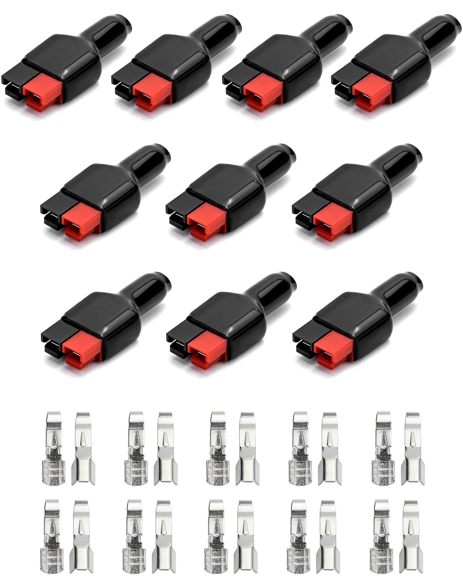 QWORK45A Quick Disconnect Battery Connector Modular Power Terminal Connectors (10 Pairs)