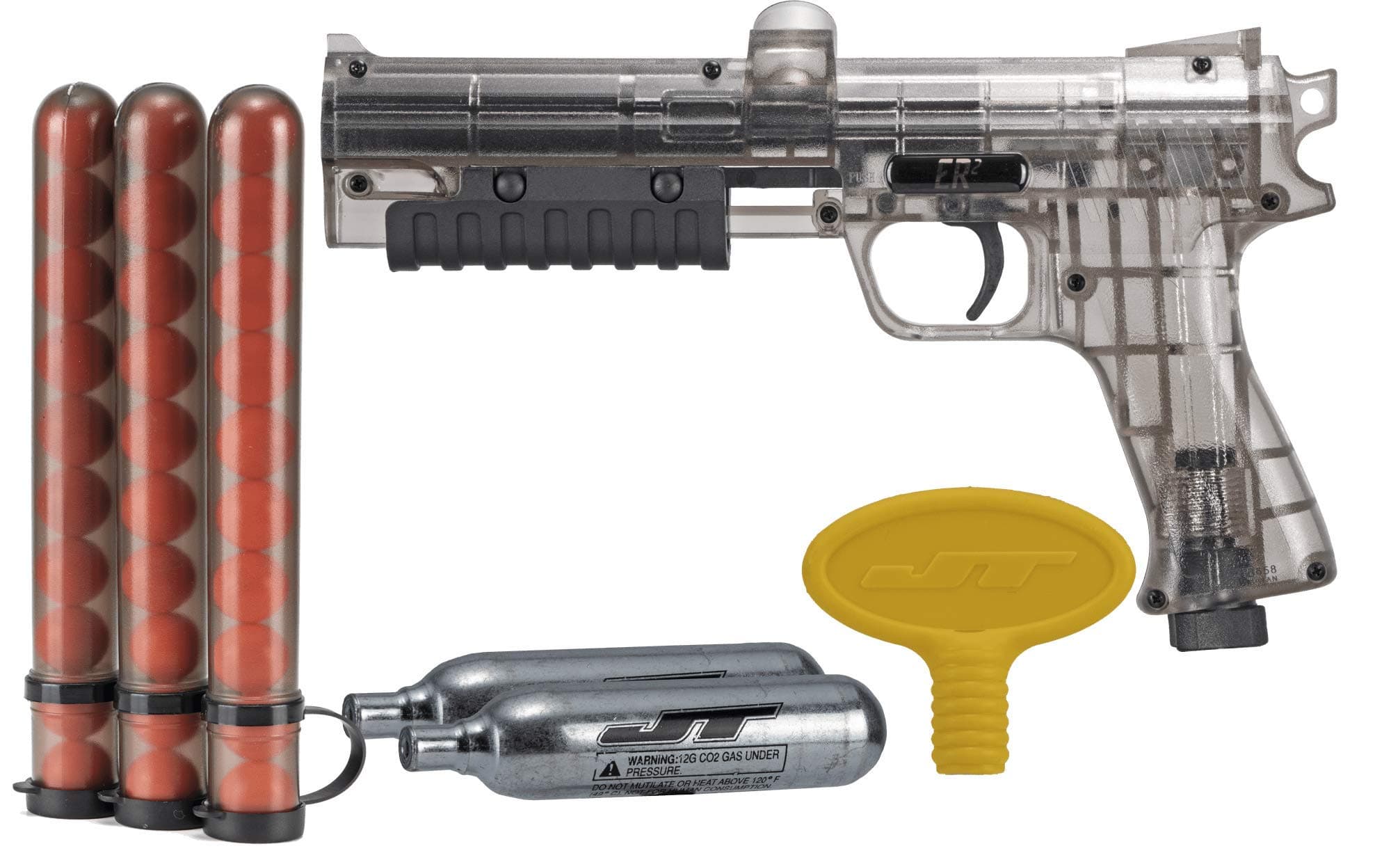 JT ER2 Pump Paintball,CO2, Pistol Kit - Smoke