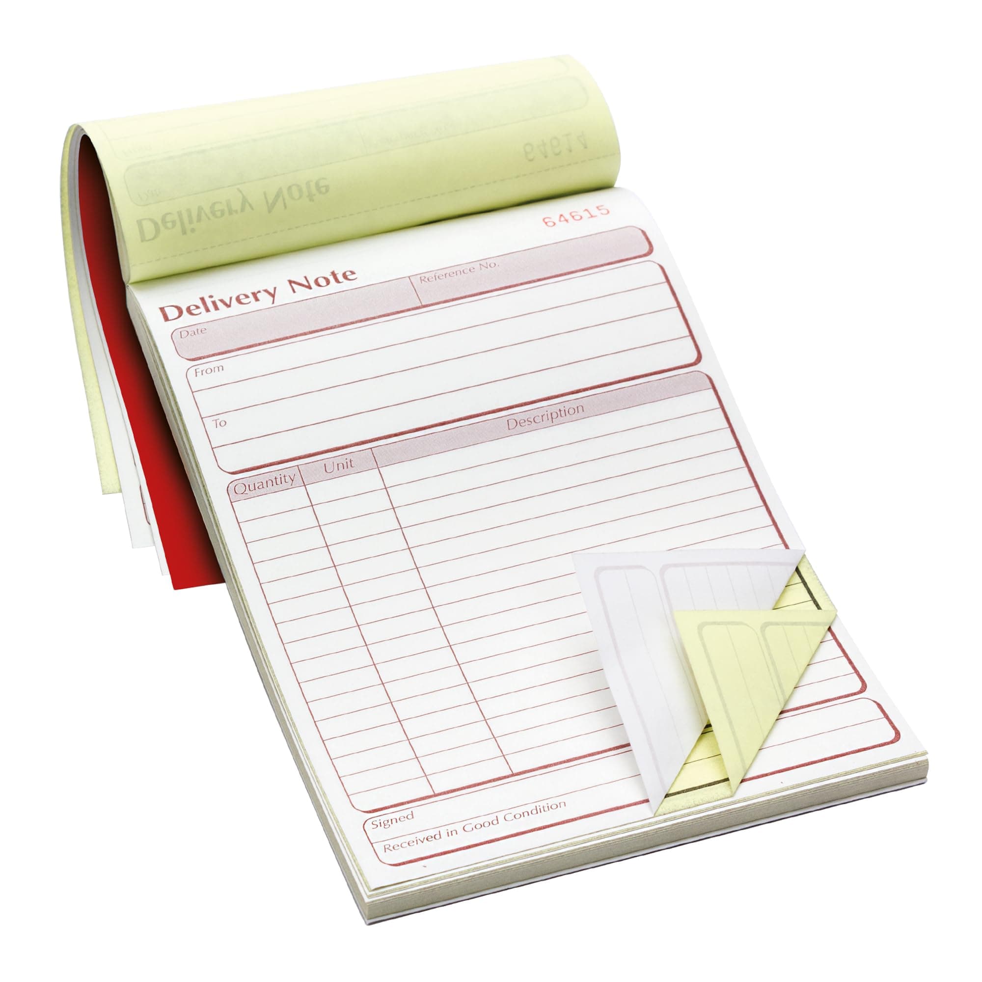 1 x Pukka PAD NCR Duplicate DELIVERY Note Book. 50 CARBONLESS Sets (DCU5881)