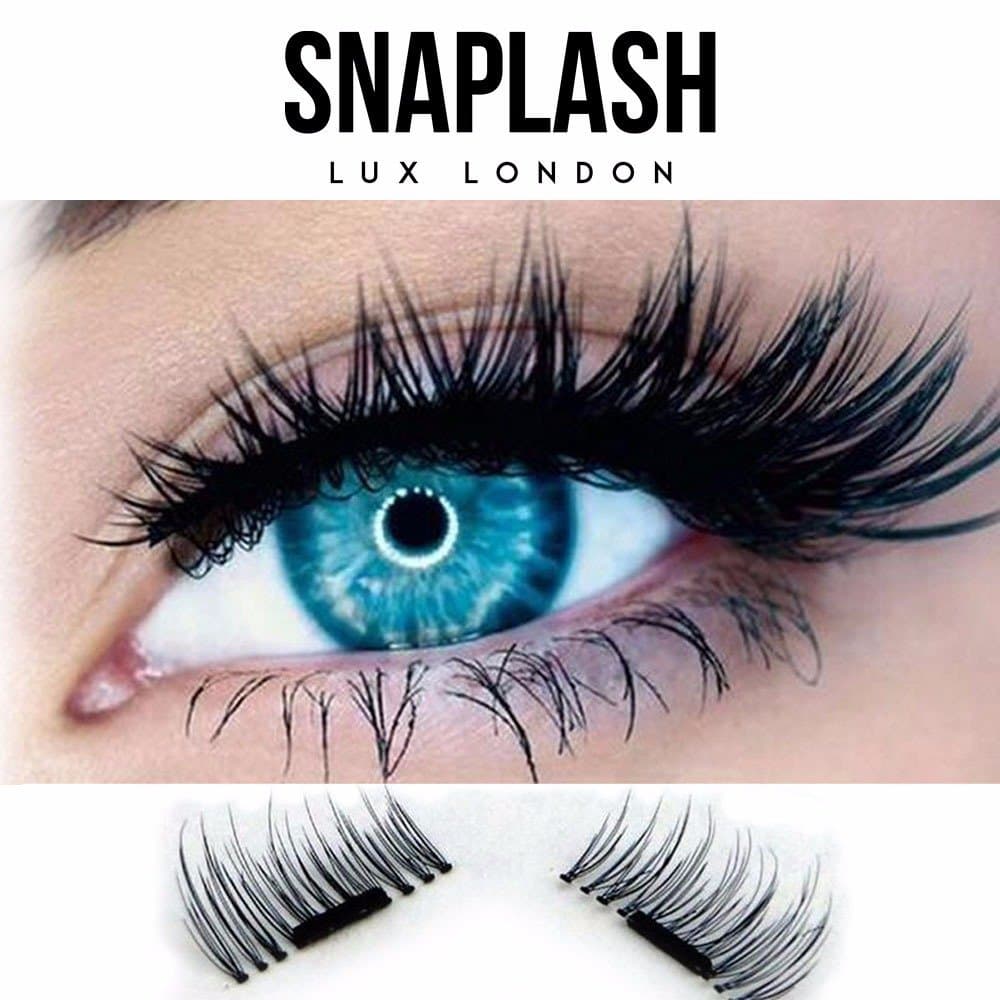 Magnetic Eyelashes Reusable False Lashes, No Glue Required, Natural Look, 3D Eyelashes. SNAPLASH