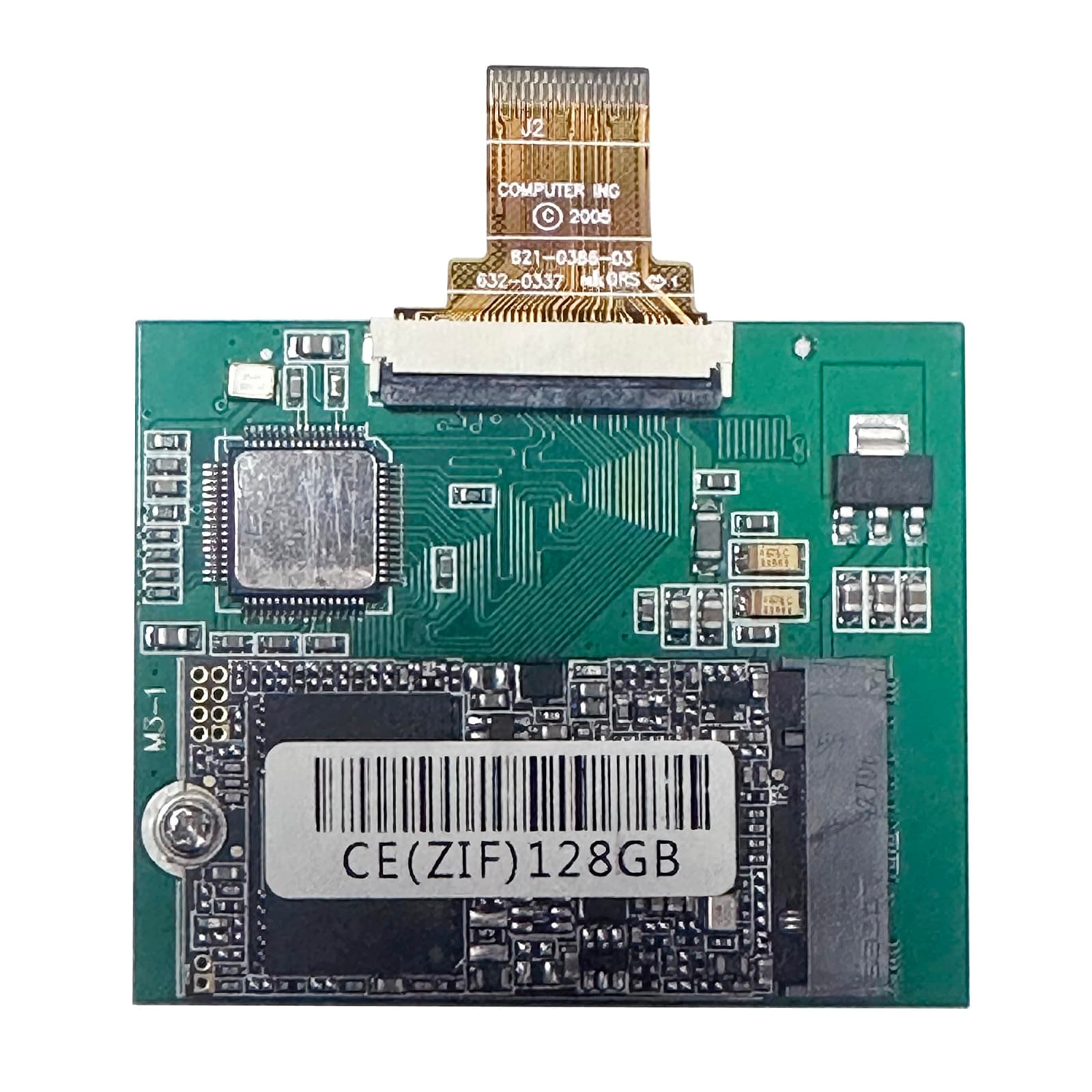 128GB SSD for iPod Classic 6th 7th iPod Video 5Gen 5.5th Replace HS081HA MK8010GAH MK8022GAA MK1634GAL MK1231GAL ZIF CE Solid State Drive (128GB)