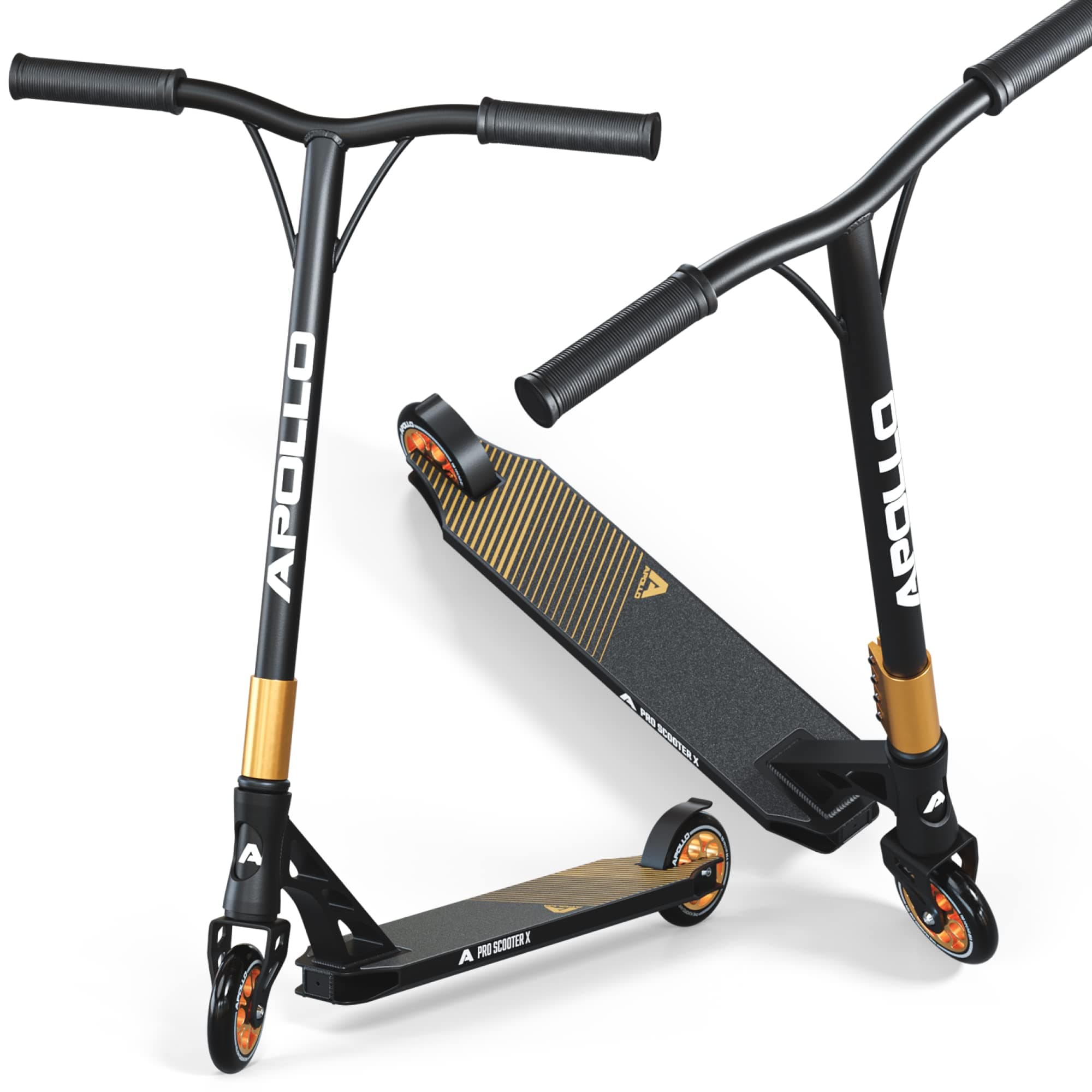APOLLO Genesis X Pro Scooters - High End Stunt Scooter - Complete Trick Scooter for Advanced and Professional Riders (Kids 10+, Teens, Adults). Cool Pro Scooter for Freestyle, Tricks & BMX Stunts