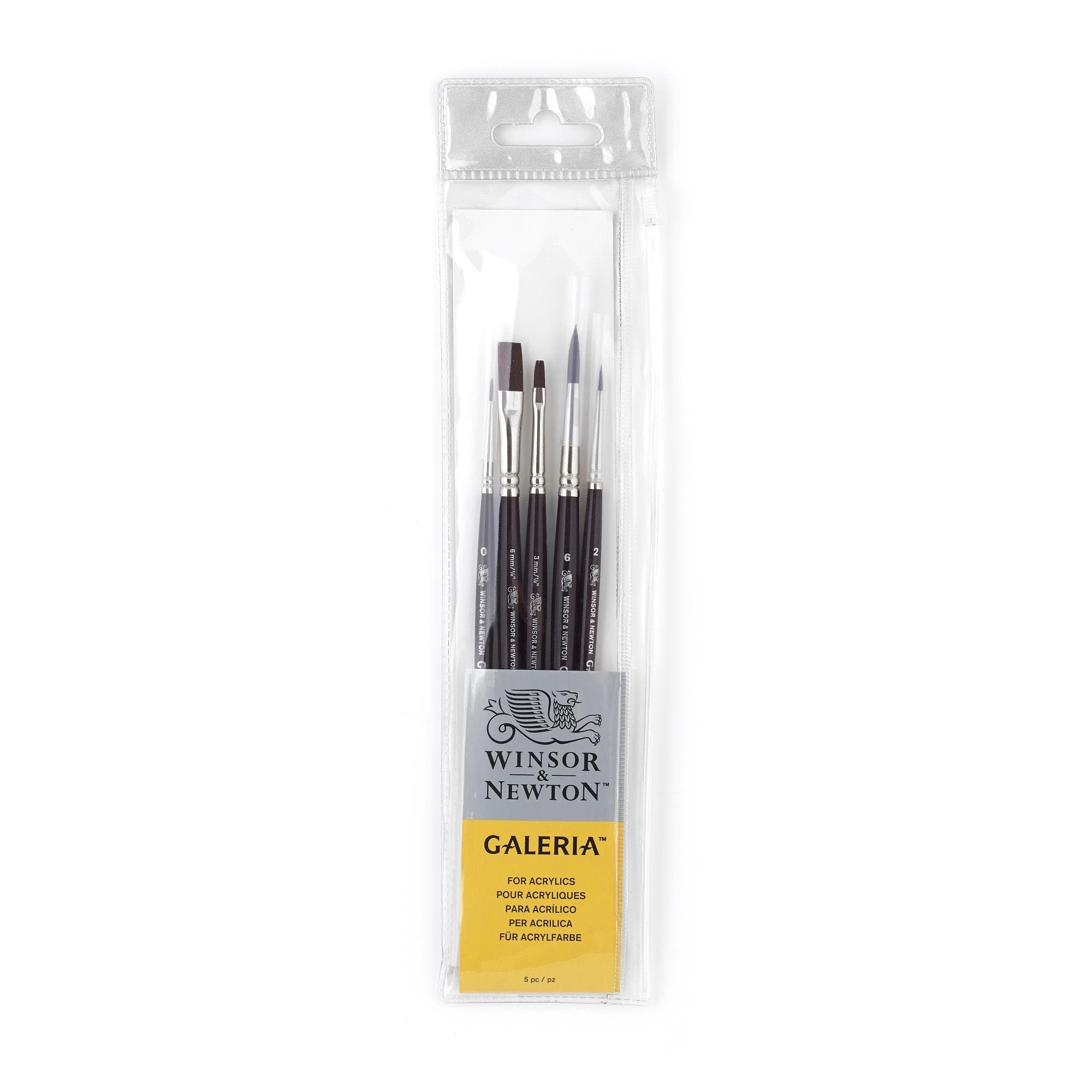 Galeria Brush Short Handle 5 Pack, Pack of 5