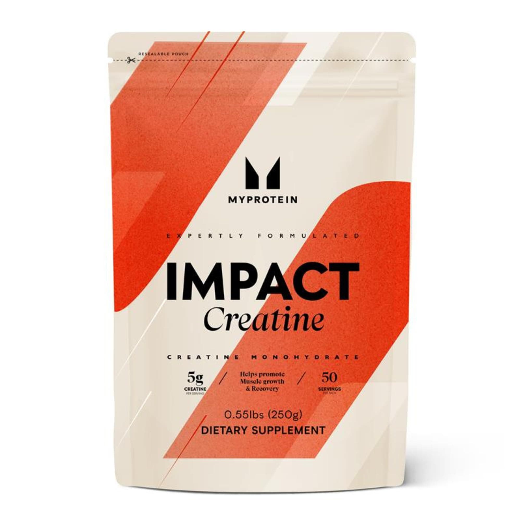 Myprotein Creatine Monohydrate Powder, 50 Servings (0.55lbs) Pure Unflavored Creatine Powder, Post/Pre Workout Supplement for All Sports & Exercises