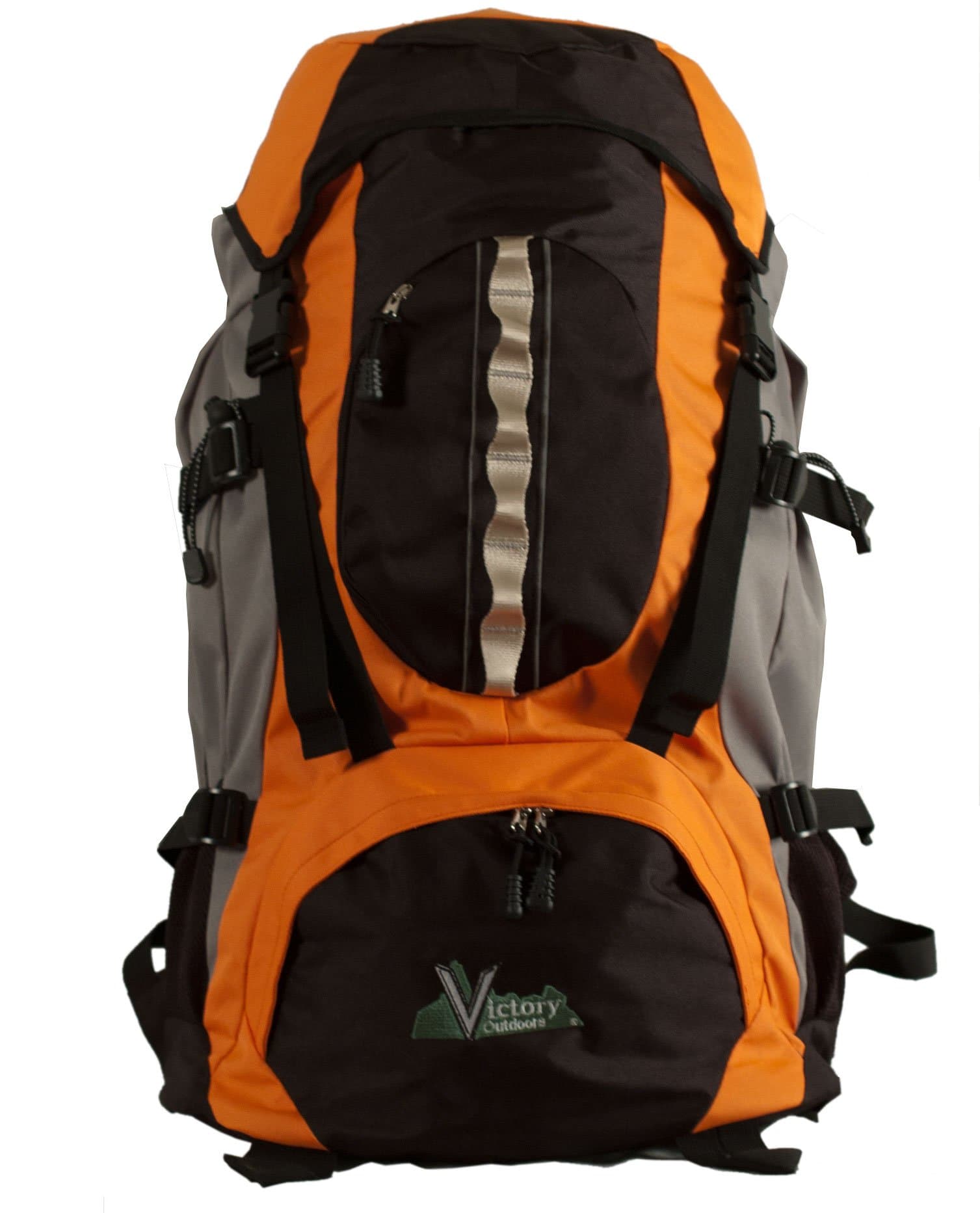 Victory Outdoors Cross Country 60-Liter Backpack, Orange