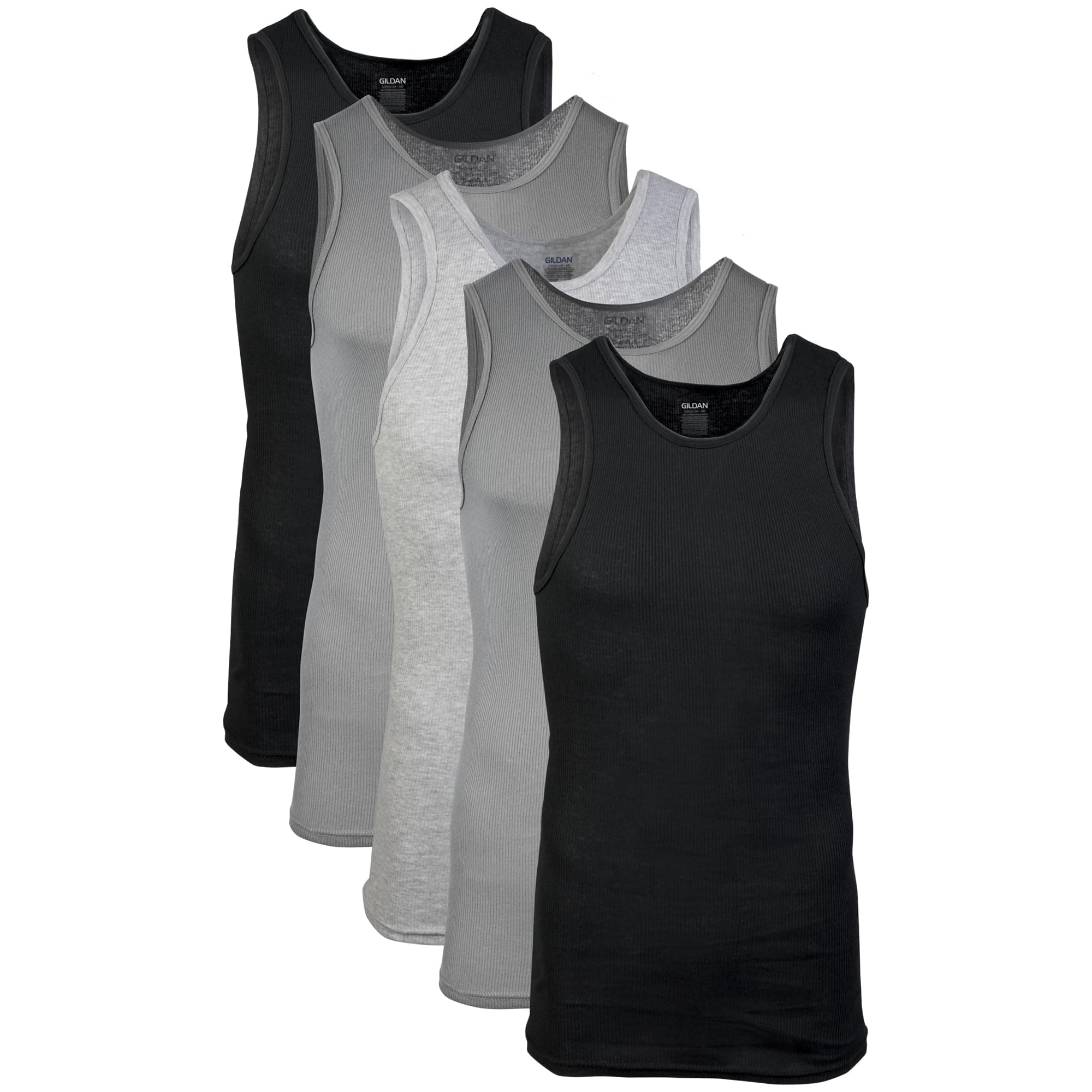 Men's A-Shirt Tanks, Multipack, Style G1104