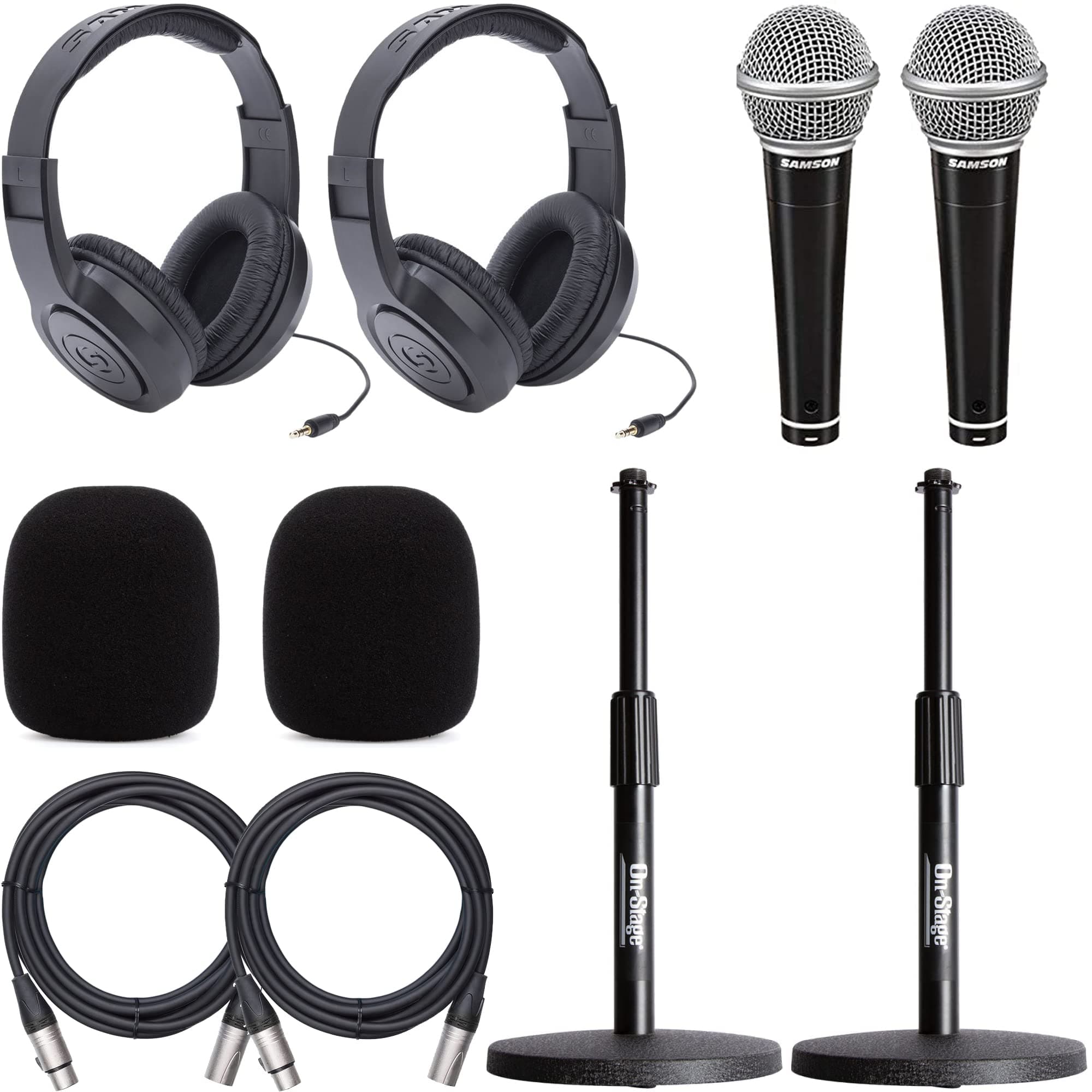 Zoom 2 Pack Accessory Kit for Zoom PodTrak P4 Portable Multitrack Podcast Recorder