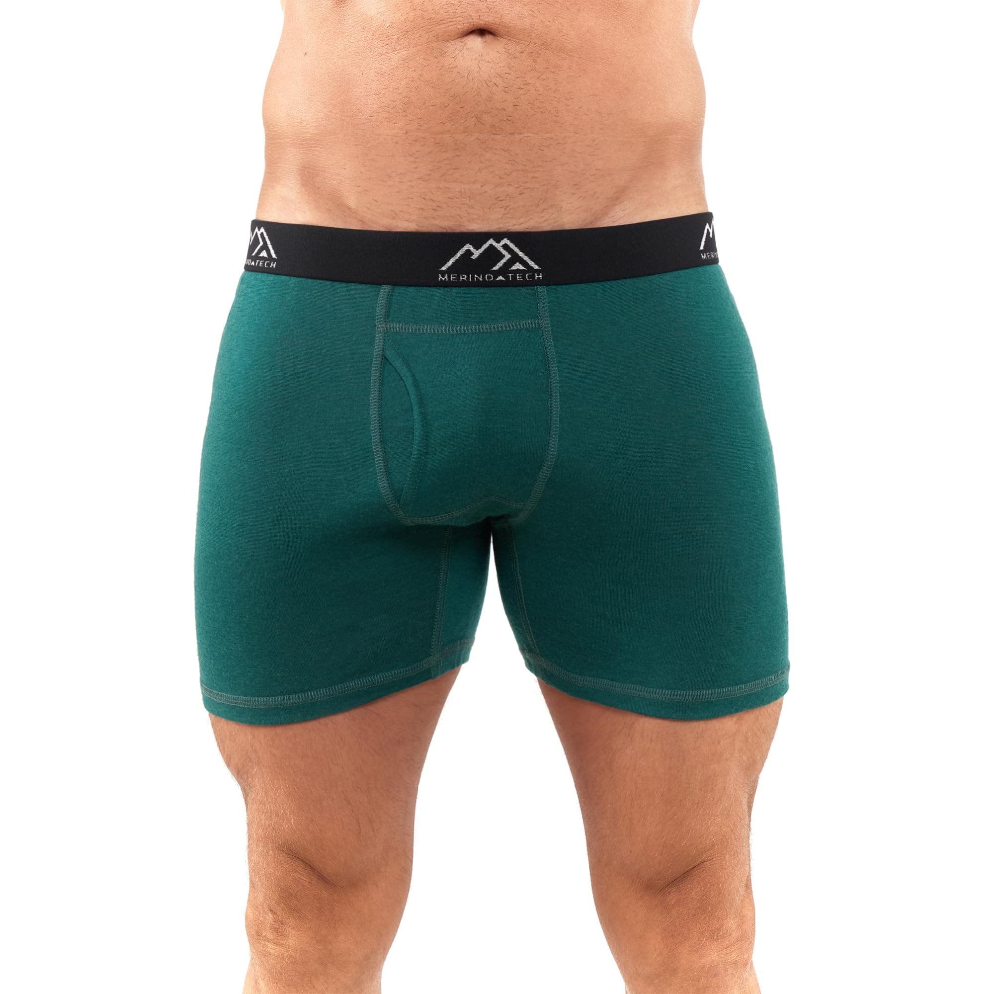 Merino Wool Underwear Mens - 100% Merino Wool Base Layer Boxer Briefs for Men