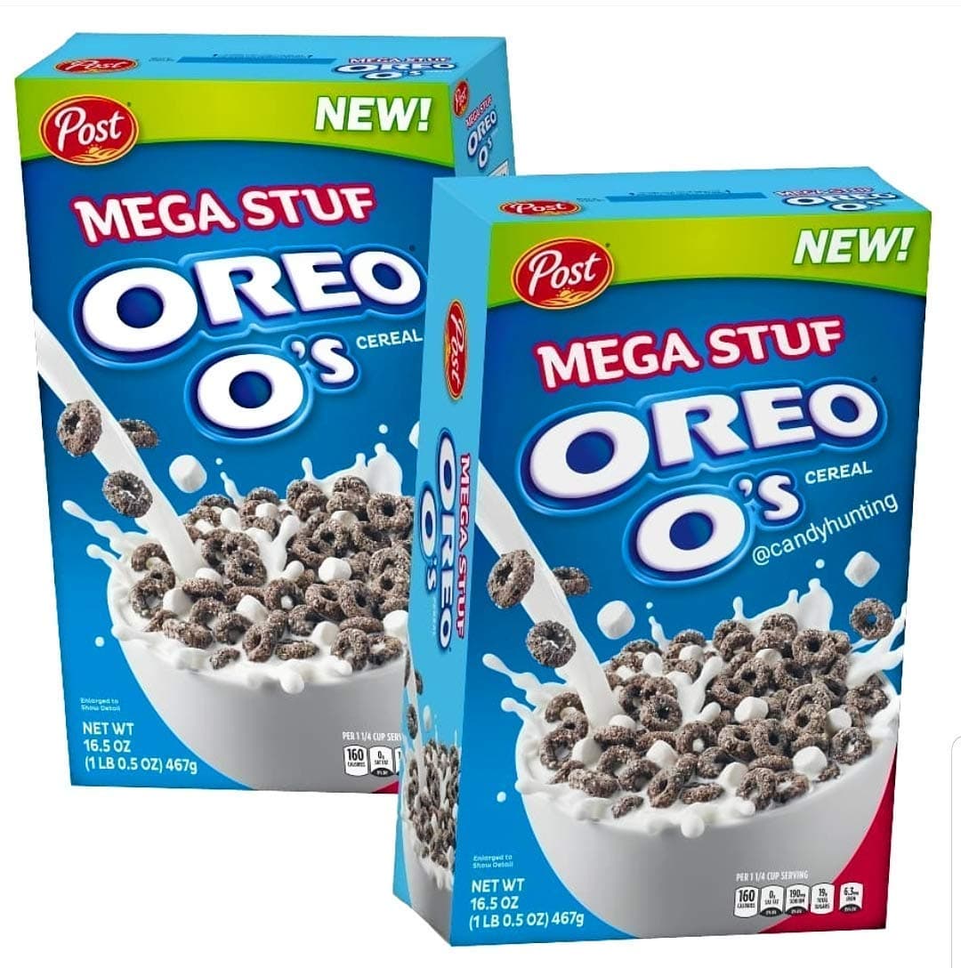 Post MEGA STUF OREO O'S CEREAL NEW LIMITED EDITION 16.5OZ