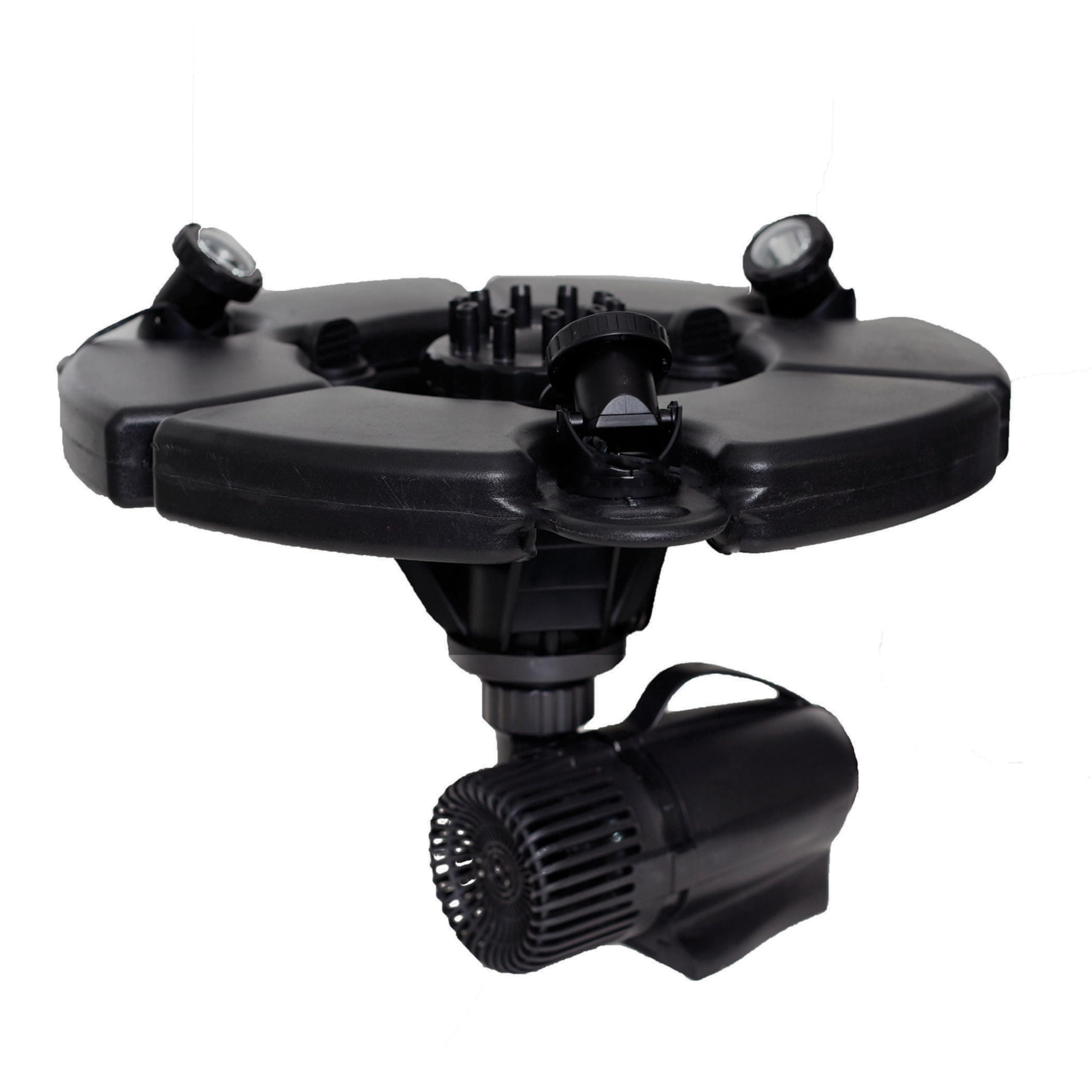 - pond boss PRO Floating Fountain with Lights, 1/2 hp, 5000 GPH pump