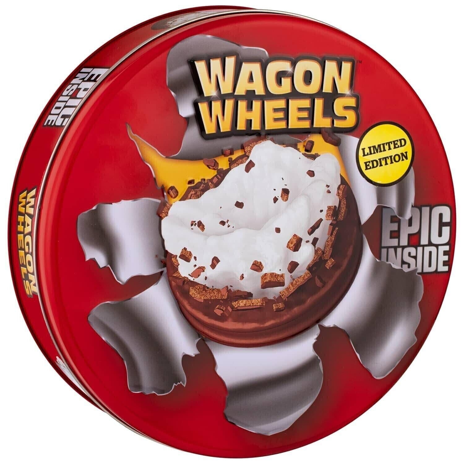 Wagon wheel 10 Individual Wrapped Biscuit Filled with Mallow Covered with Chocolate