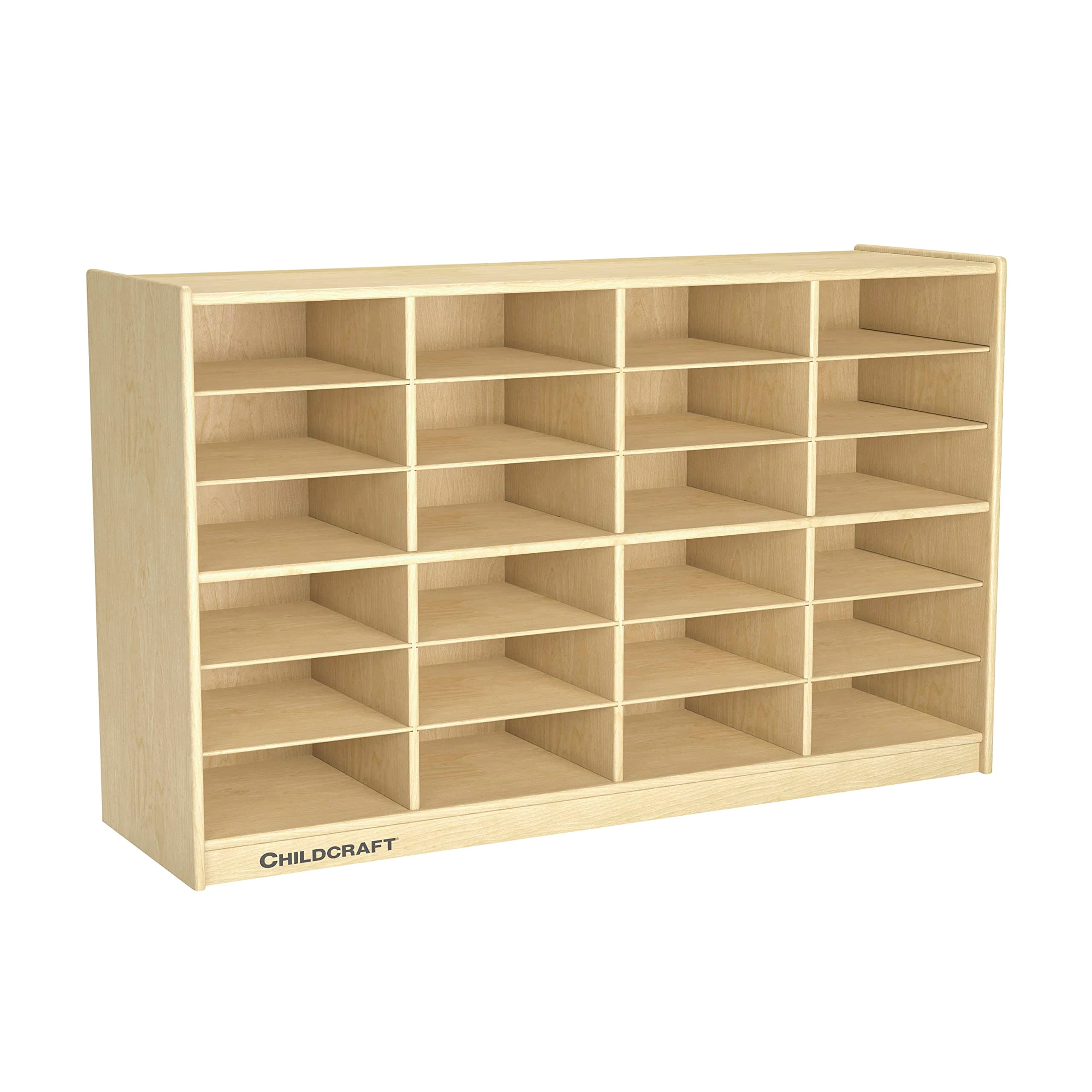 Childcraft Mobile 24 Flat-Tray Capacity Cubby, 47-3/4 x 14-1/4 x 30 Inches