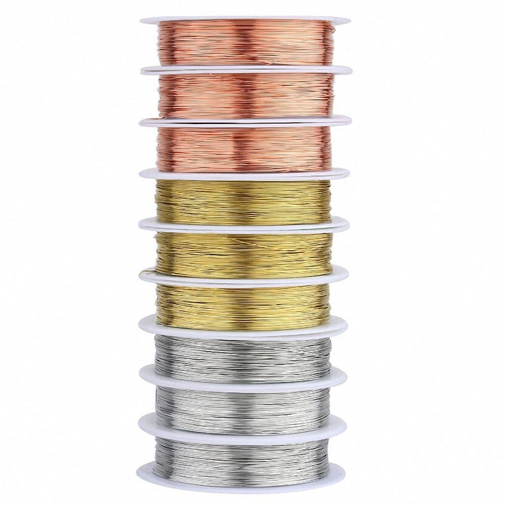 JAISTONE Bare Copper Wire line for DIY Jewelry Making 0.2-1mm