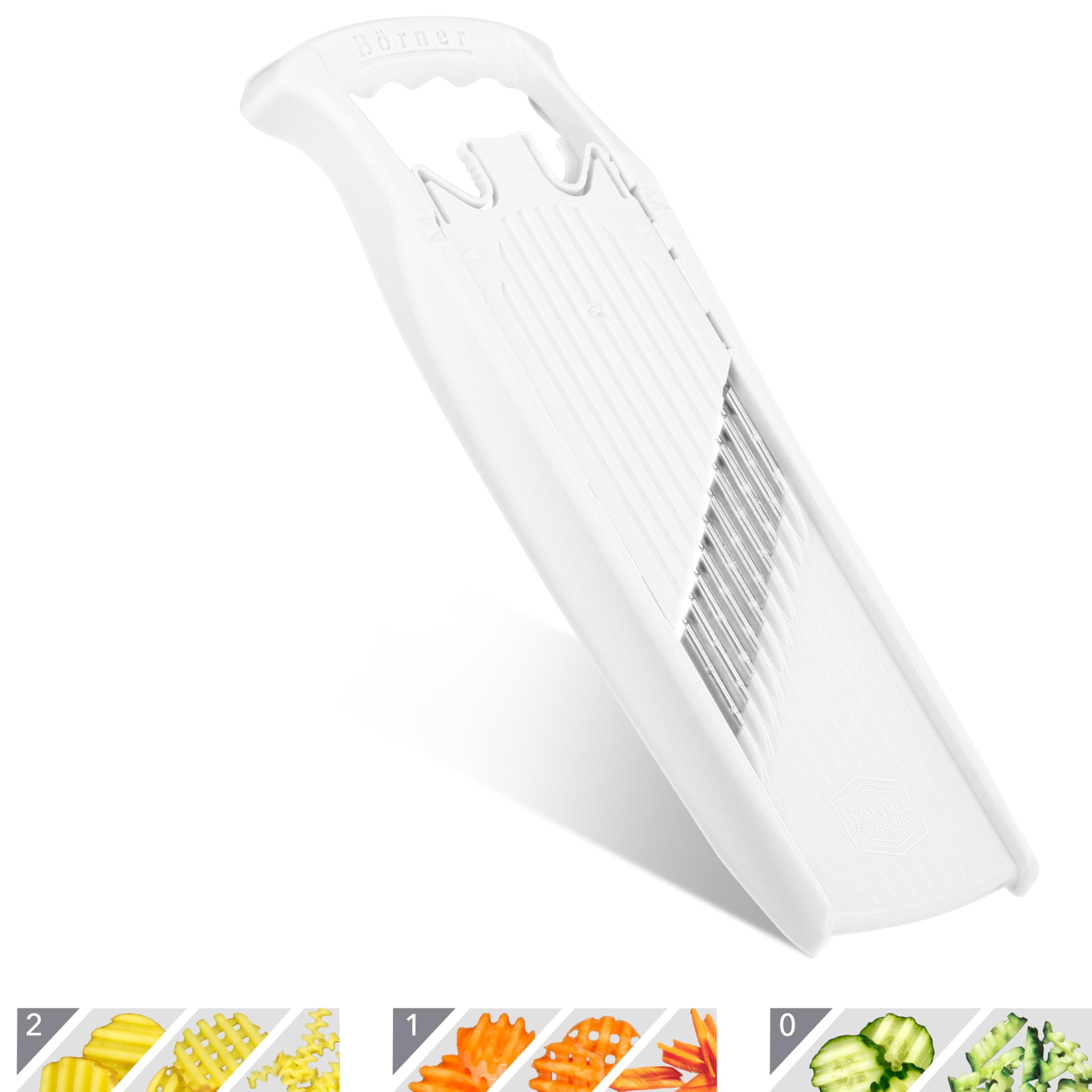 Börner PowerLine Wavy Vegetable Cutter • Waffle Cutter • Potato Grater for Griddle Potatoes