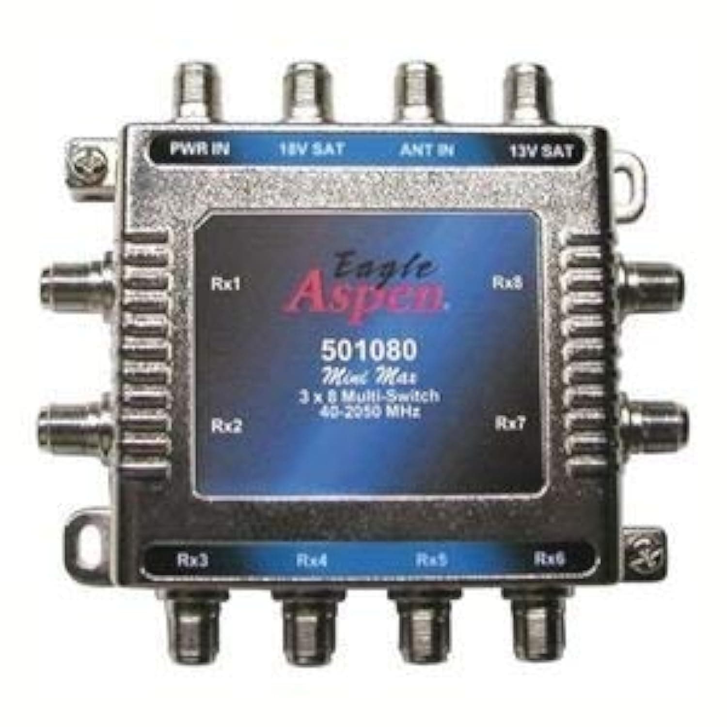 3x8 Multi Switch Amplifier Satellite Approved Commercial Grade SW-38MS Multiswitch 8 Receiver with 3 Way Input