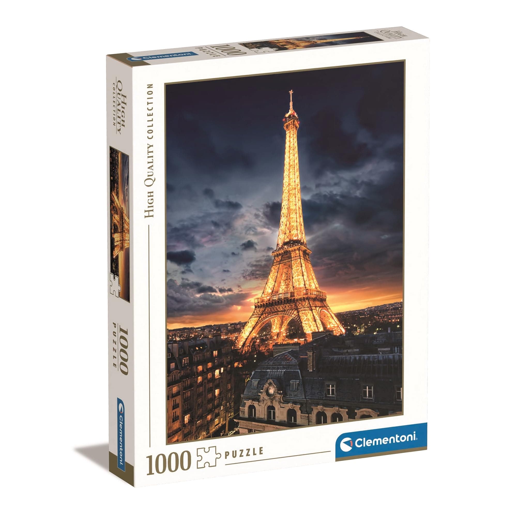 Clementoni Puzzle Hqc Tour Eifel 1000 Pieces, Multicolor, 39514