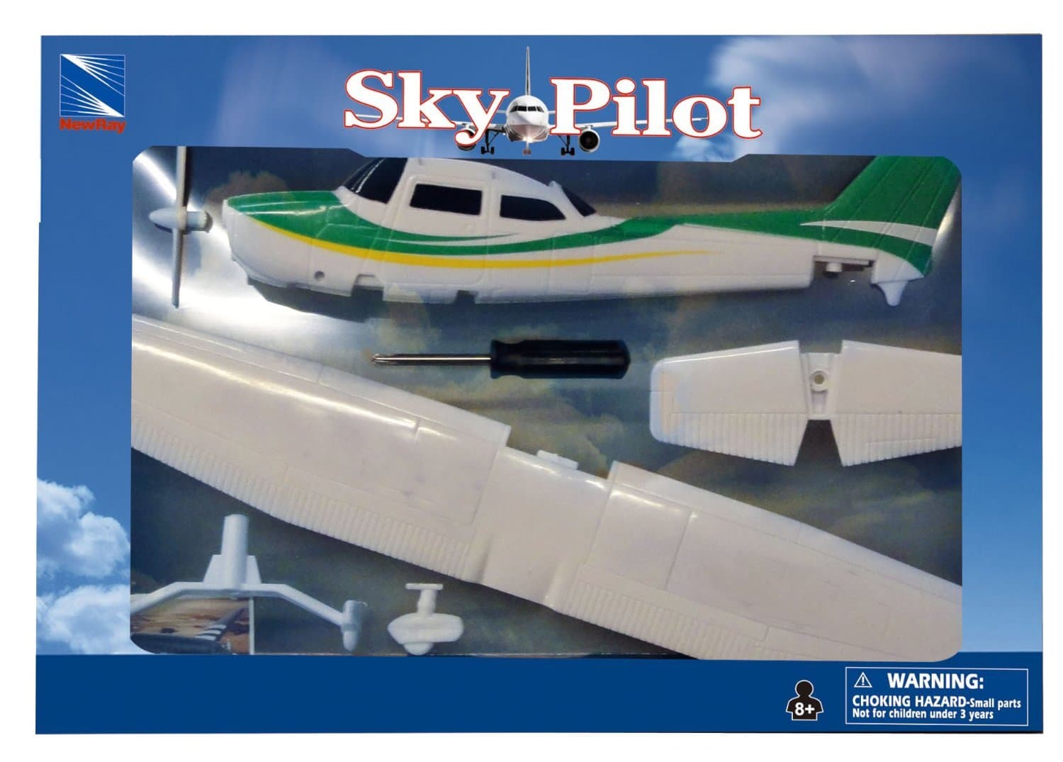 New-Ray 20665 "Cessna 172 Skyhawk Model Water Plane Set