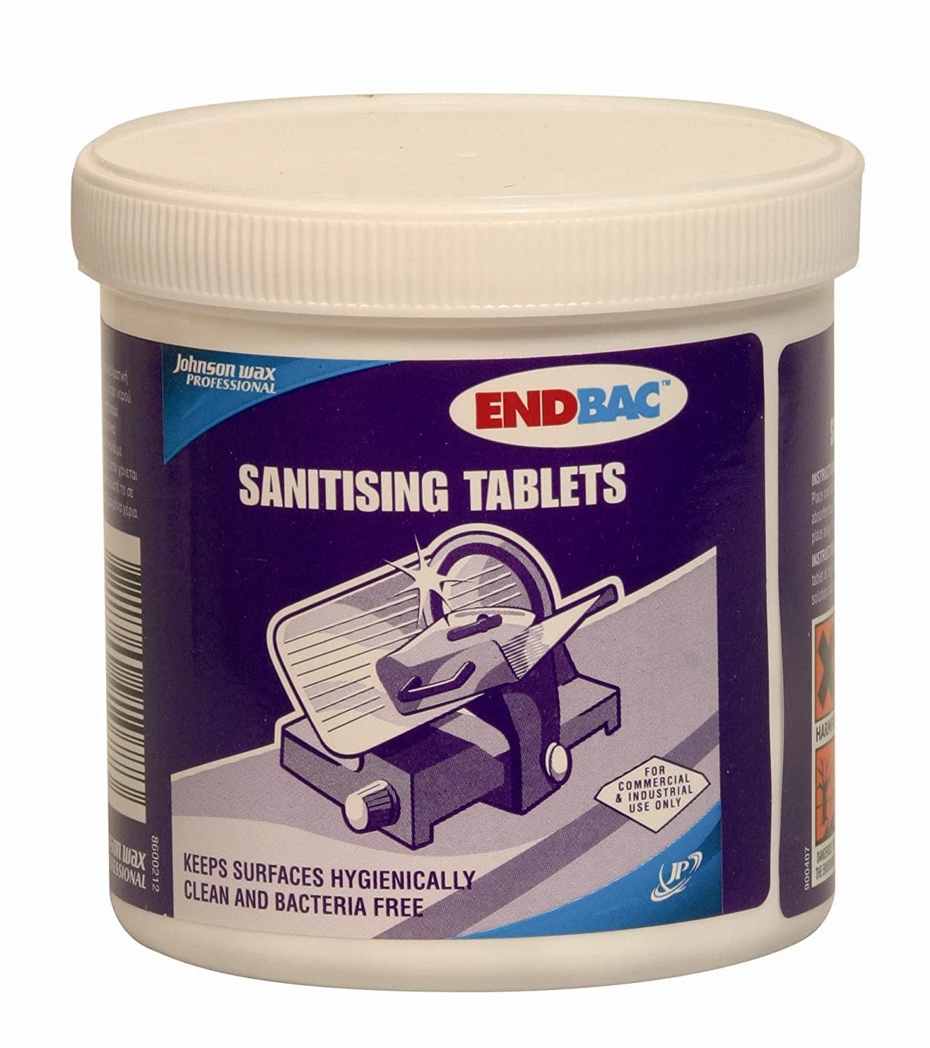 Diversey End-bac Chlorine Sanitizing Tablets -230 Tabs