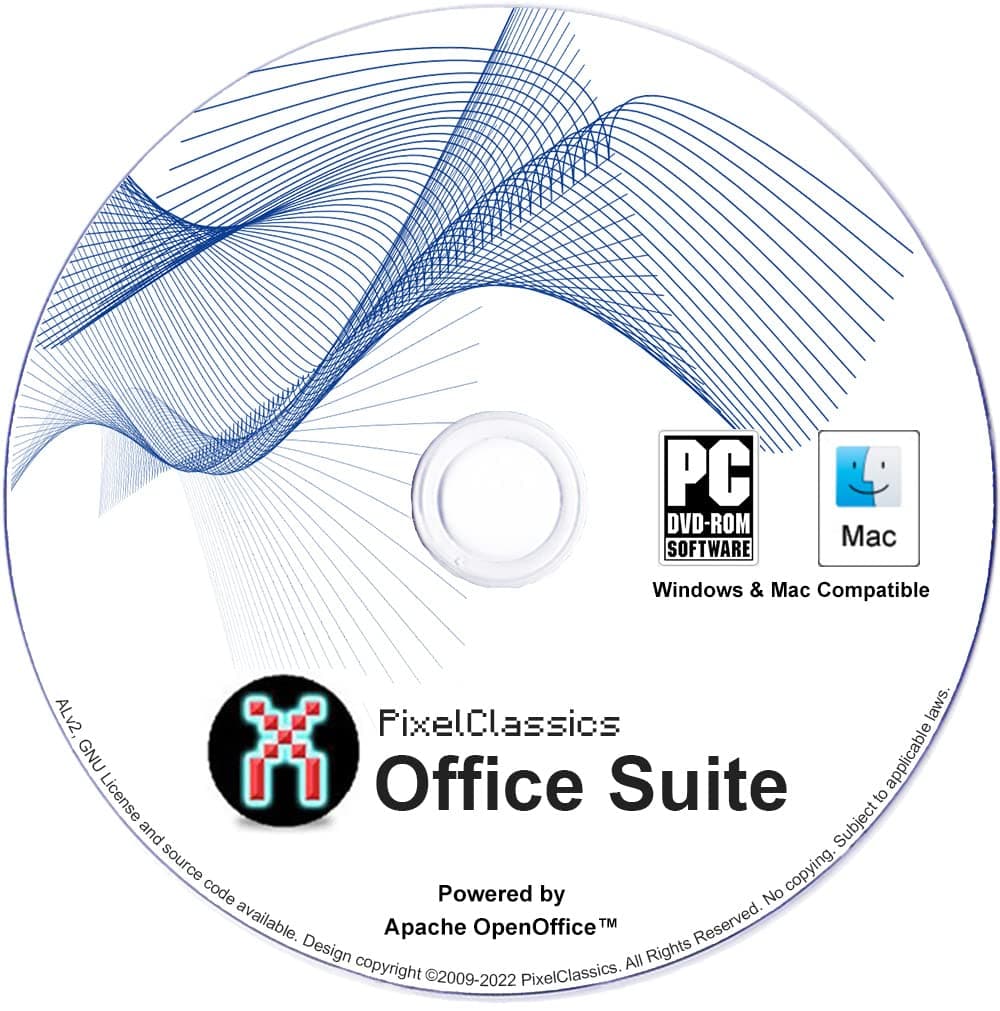 Open Office 2021 CD Home Student Professional and Business Software Compatible with Microsoft Office Powered by Apache OpenOffice for PC Windows 11 10 8 7 Vista XP PC 32 & 64-BIT, macOS & Mac OS X