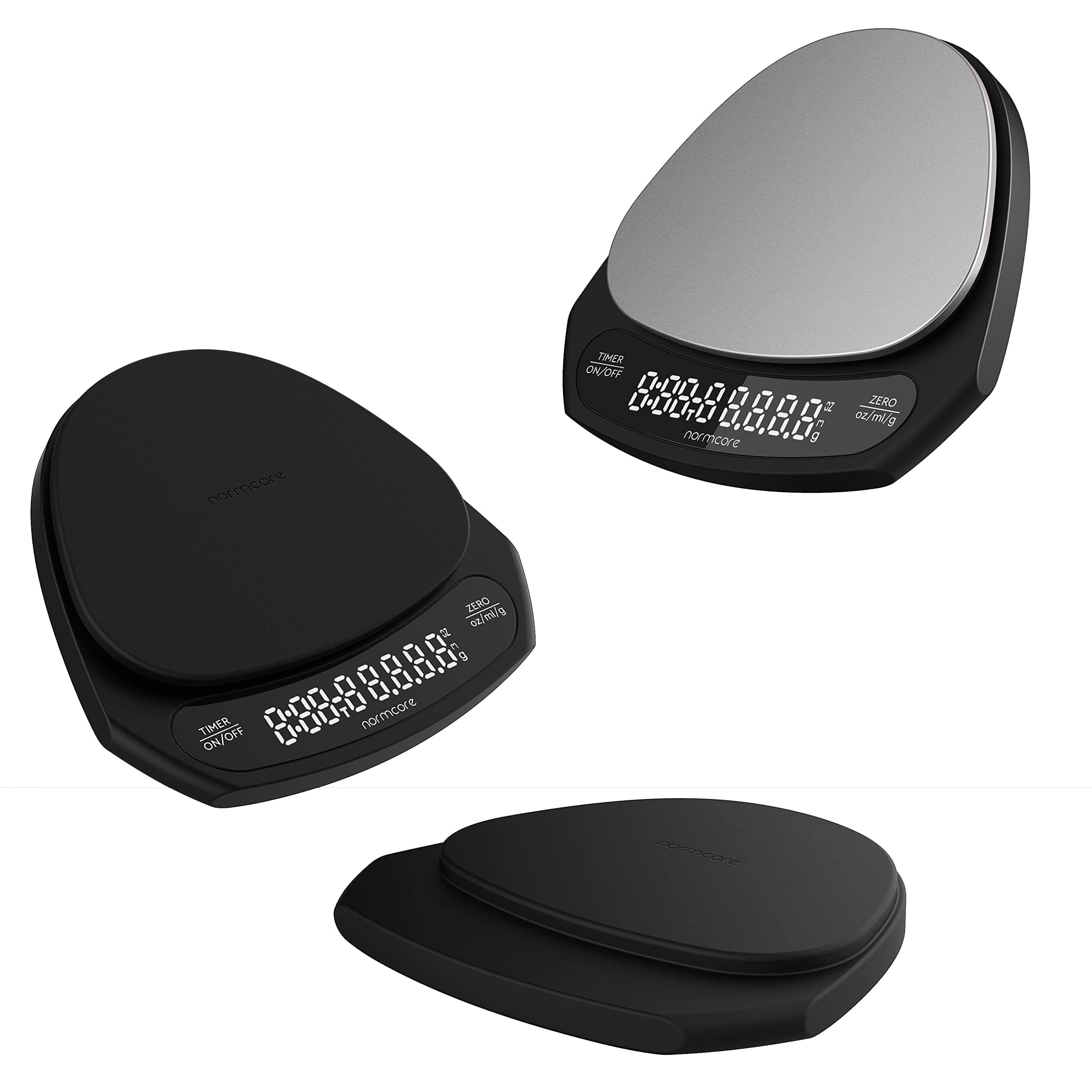 Normcore Coffee Scale, Espresso Scale, Pour Over Coffee Scales with Backlit LCD Display and Protective Case - Digital Kitchen Scale - 2000g/0.1g High Accuracy Precision Multifunction Scale