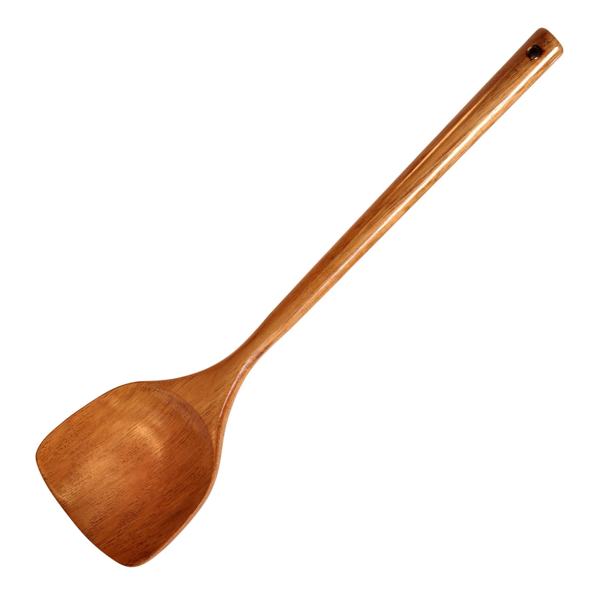 FJNATINH Wooden Spatula. Long Handle Spatula for Cooking.Handmade for Kitchen Cookware. (Spatula)