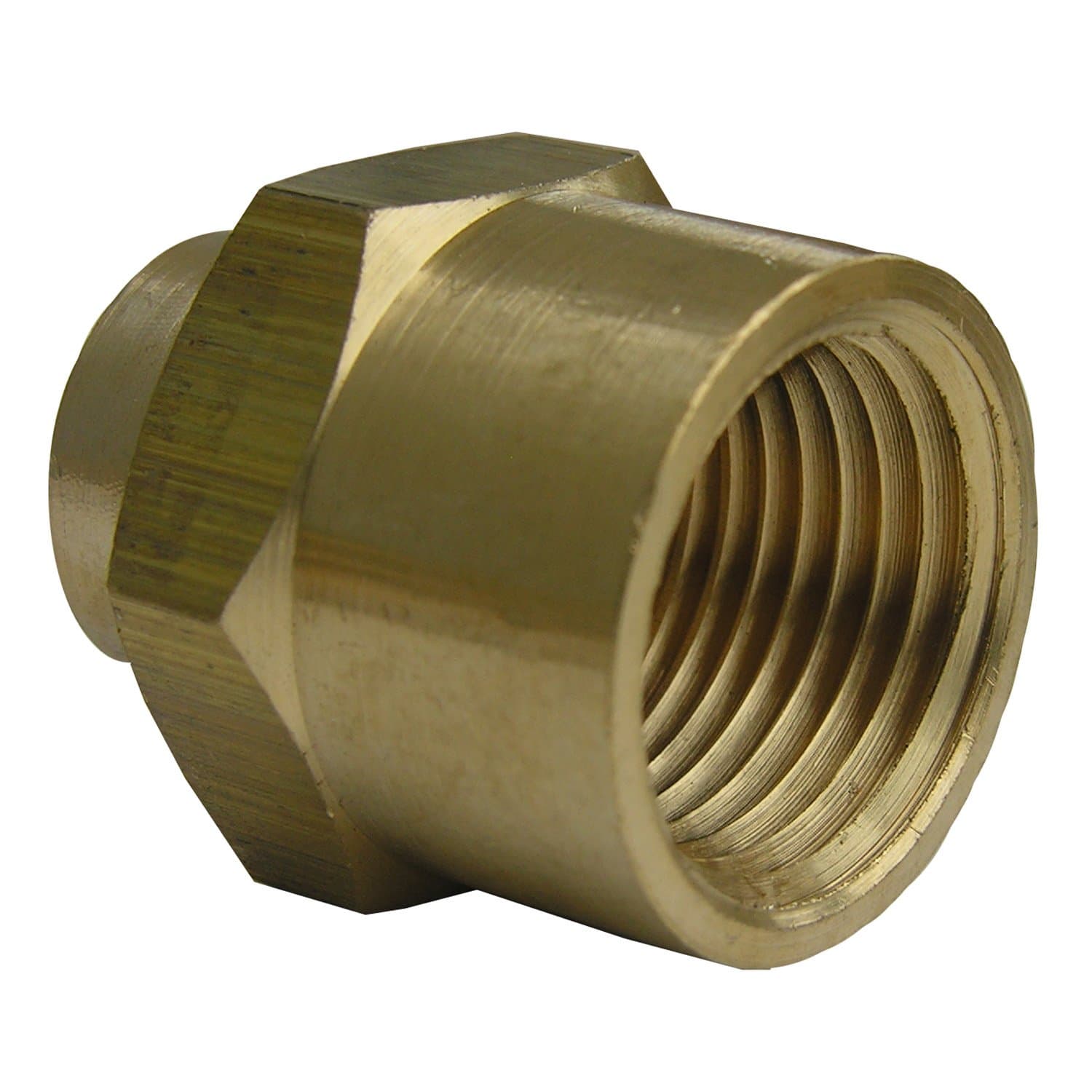 LASCO 17-9277 1/2-Inch Female Pipe Thread by 1/8-Inch Female Pipe Thread Brass Bell Reducer