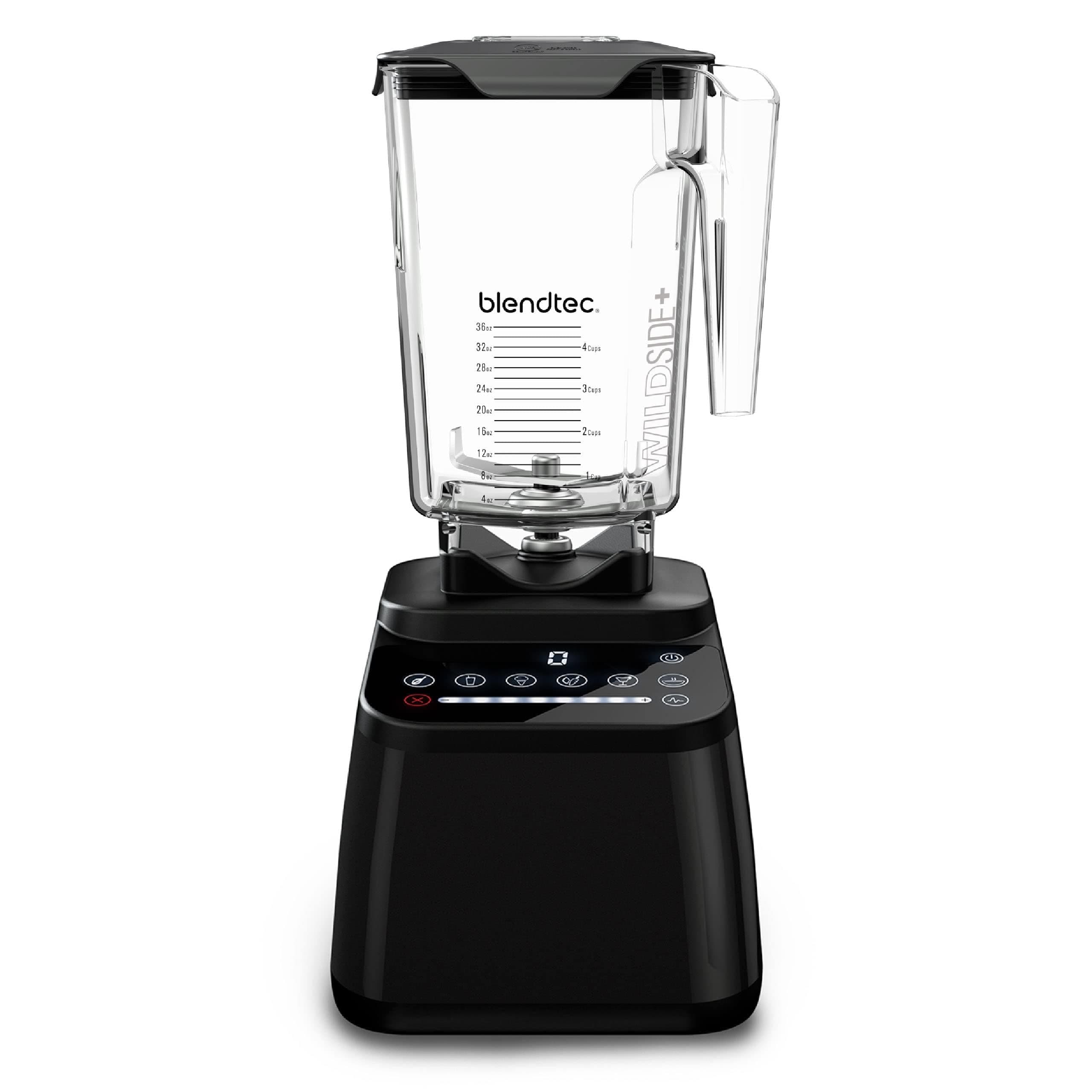 Original Designer Series Blender and 90 Oz WildSide+ Jar - Kitchen Blender Bundle - Black