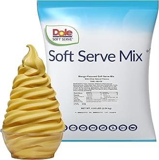 Dole Soft Serve Mix, Mango, 4.5lb (Pack of 4)
