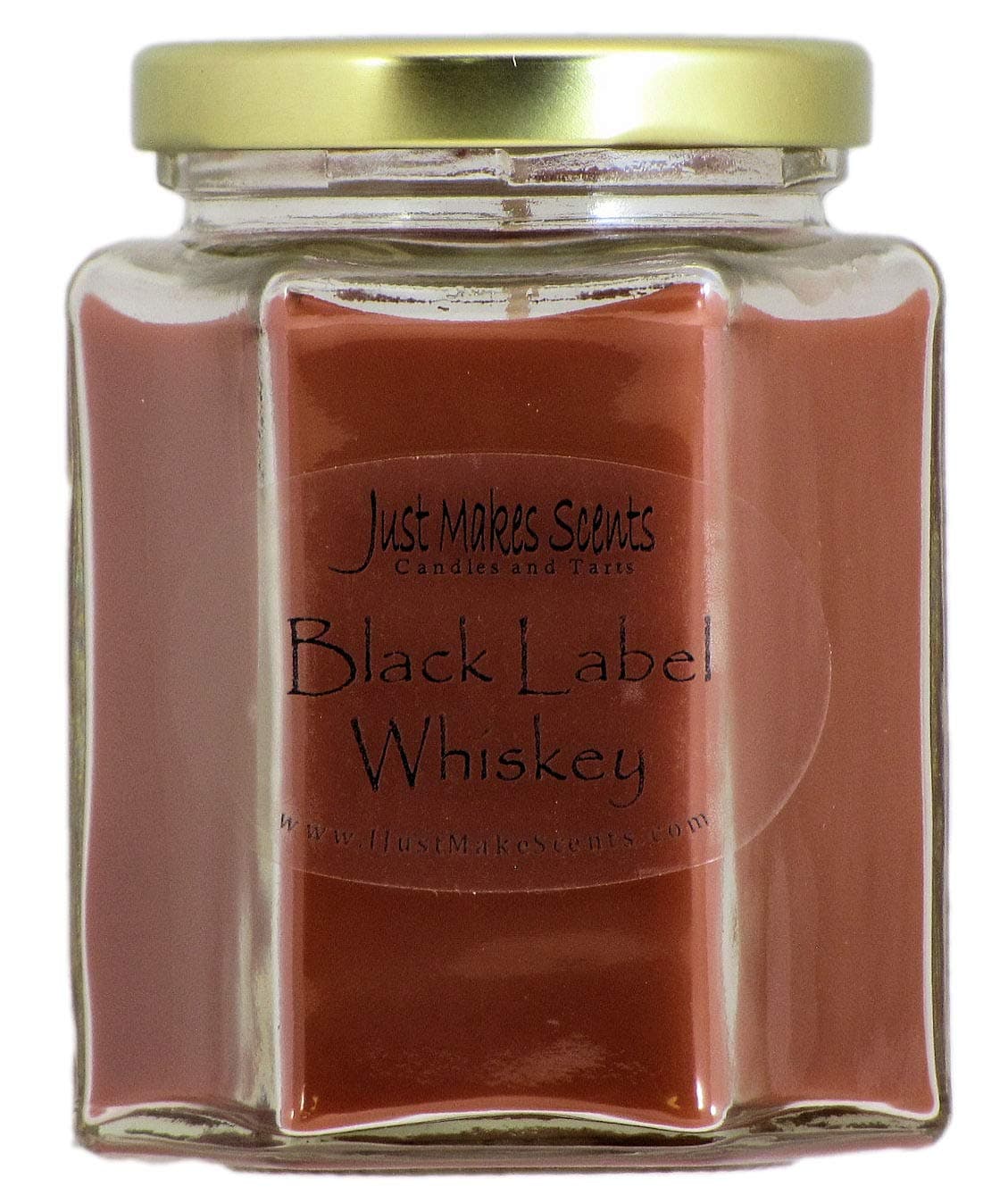Black Label Whiskey Scented Blended Soy Candles by Just Makes Scents