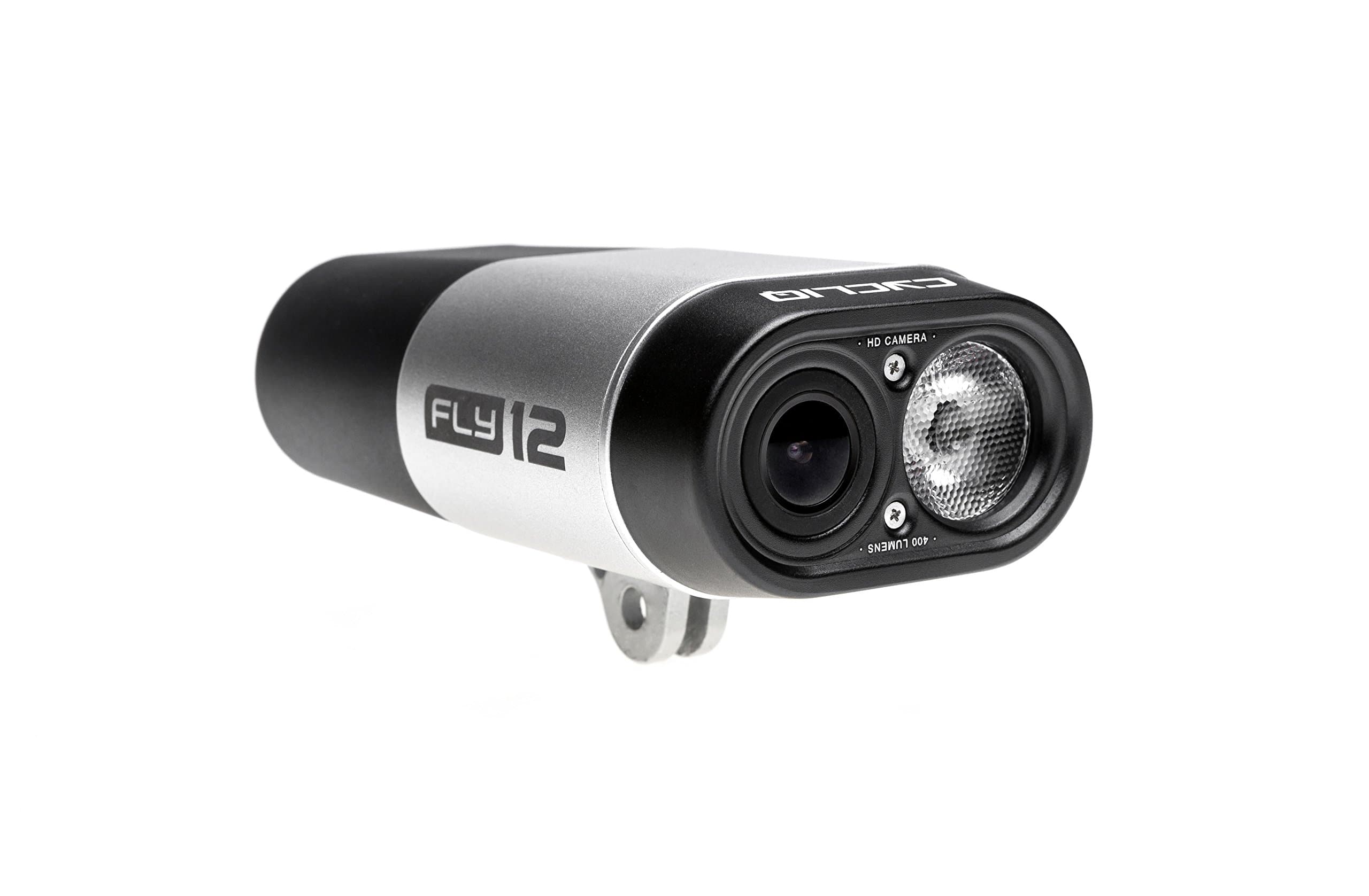 Cycliq FLY12 Front-Facing Bike Camera 400 Lumen Light, Silver, One Size