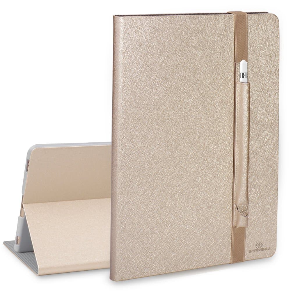 iPad Pro 12.9inch Case, SHANSHUI Stand Folio Case Cover for Apple iPad Pro 12.9 Inch 2015 Model and 2017 Model with Auto Wake/Sleep