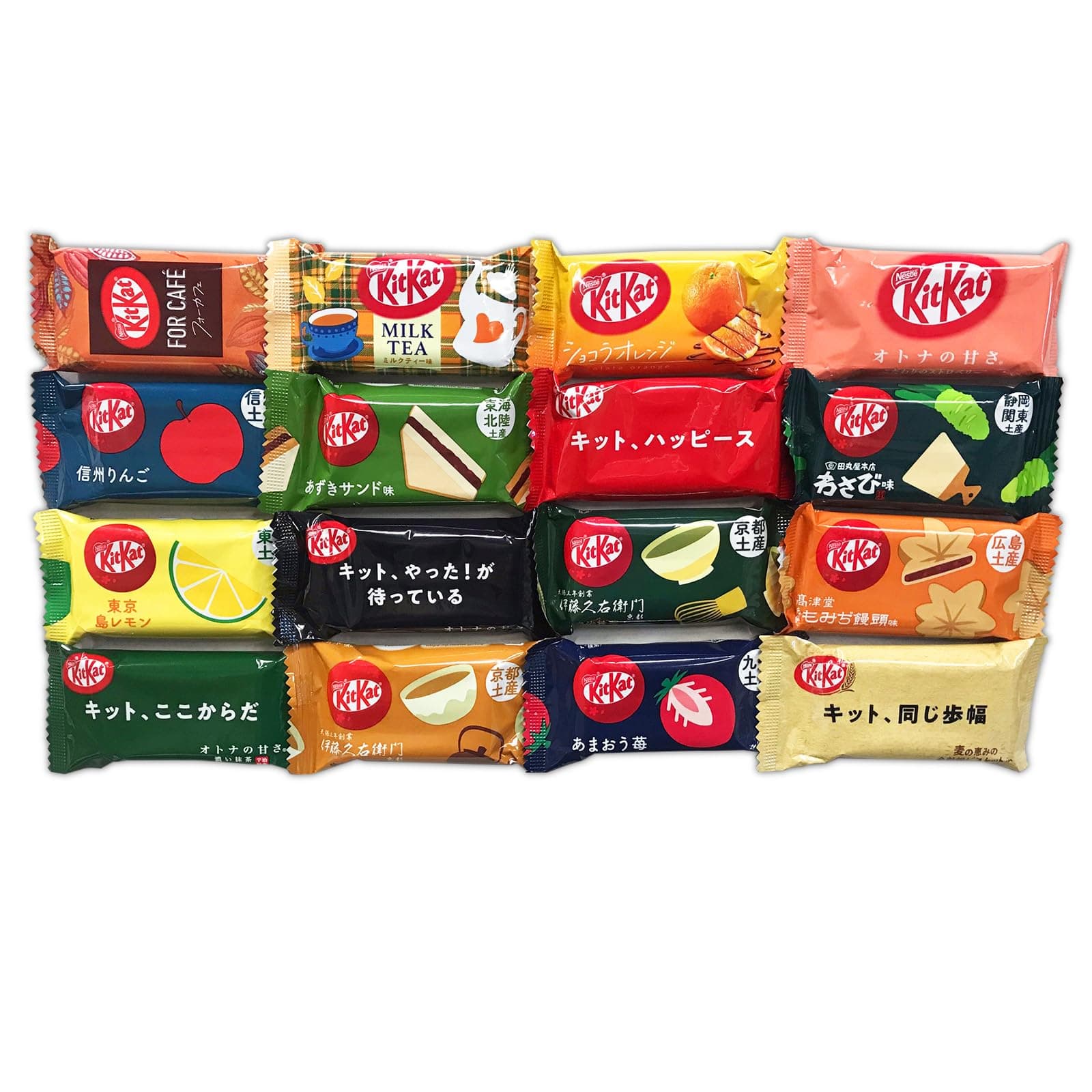 Japanese Kit Kat 16 pcs TONOSAMA Selection, Random 16 Flavors.