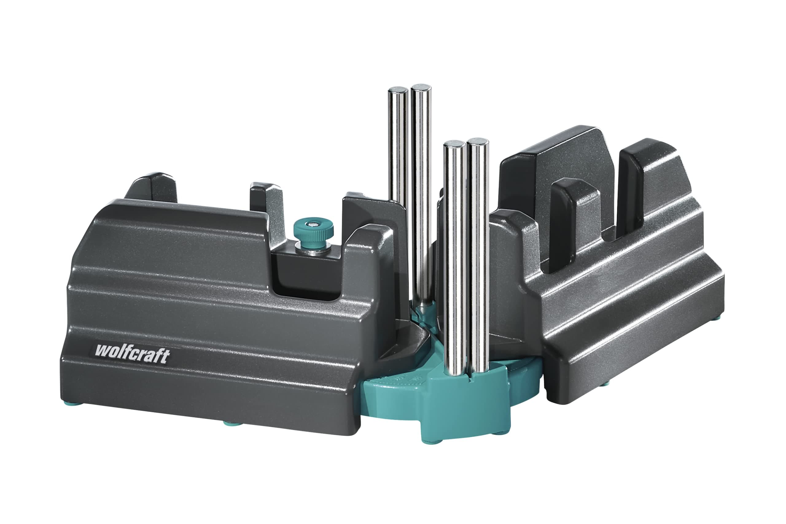 wolfcraft Bevel and Mitre Box, 100 mm I 6948200 I 2-in-1 Product for Precise baseboards with Automatic Mitre Transfer - Made in Europe