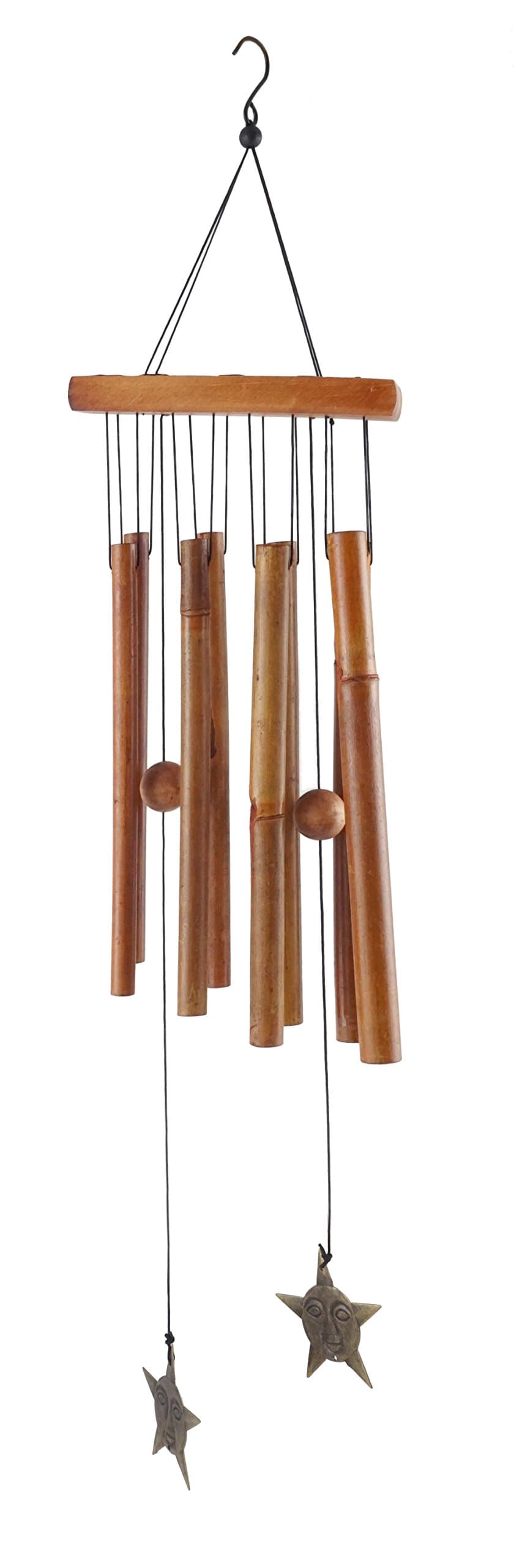 Starry Night Star Handcrafted Wooden Bamboo Wind Chime