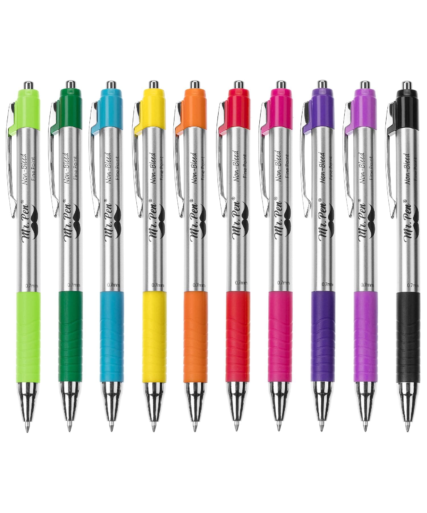 Bible Pens No Bleed Through, 10 Pack, Bible Journaling Pens, Colorful Bible Pen