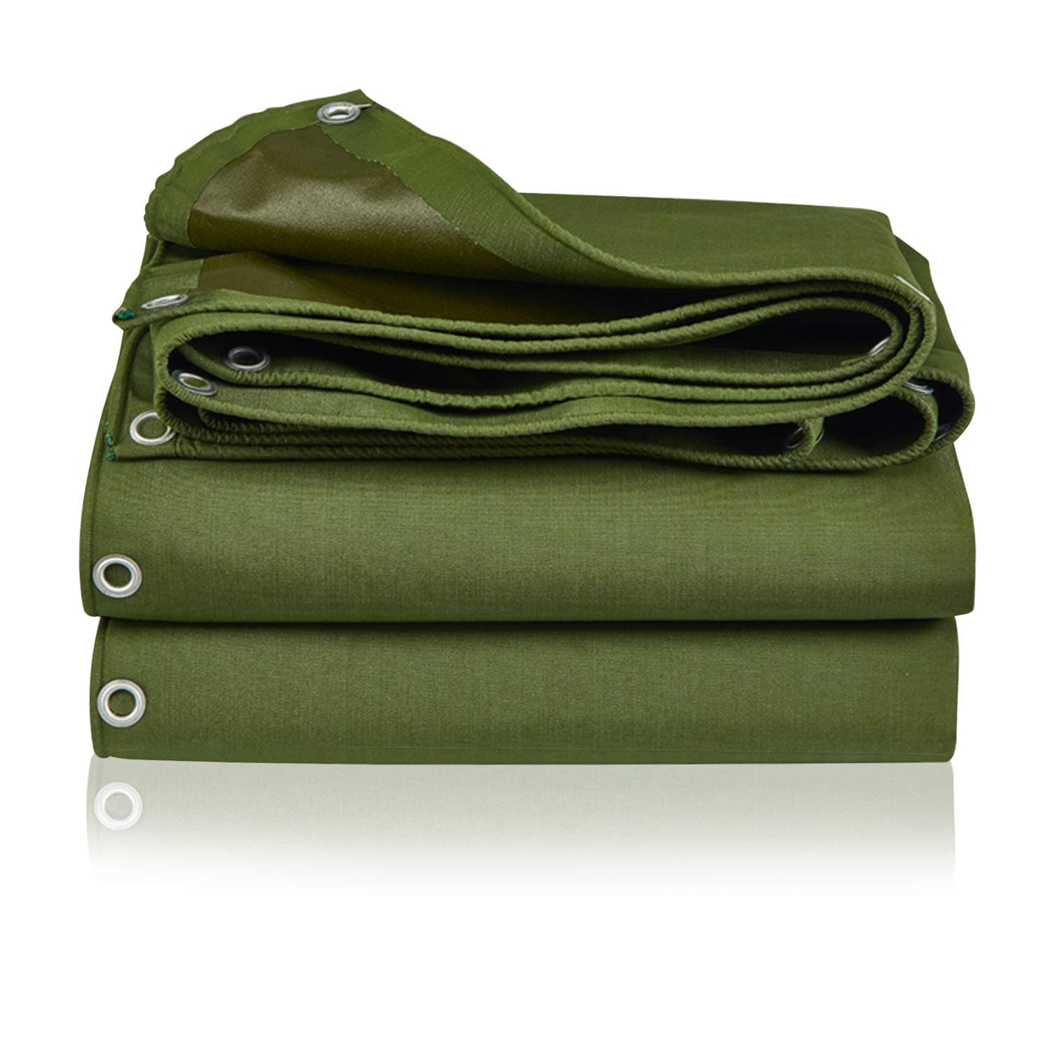 タープキャンバス、高耐久防水、アウトドア、トラック、防水、UV耐性ターポリンカバー、車、ボート、キャンプ、薪、ウッドパイル用(9.8 x 9.8フィート)