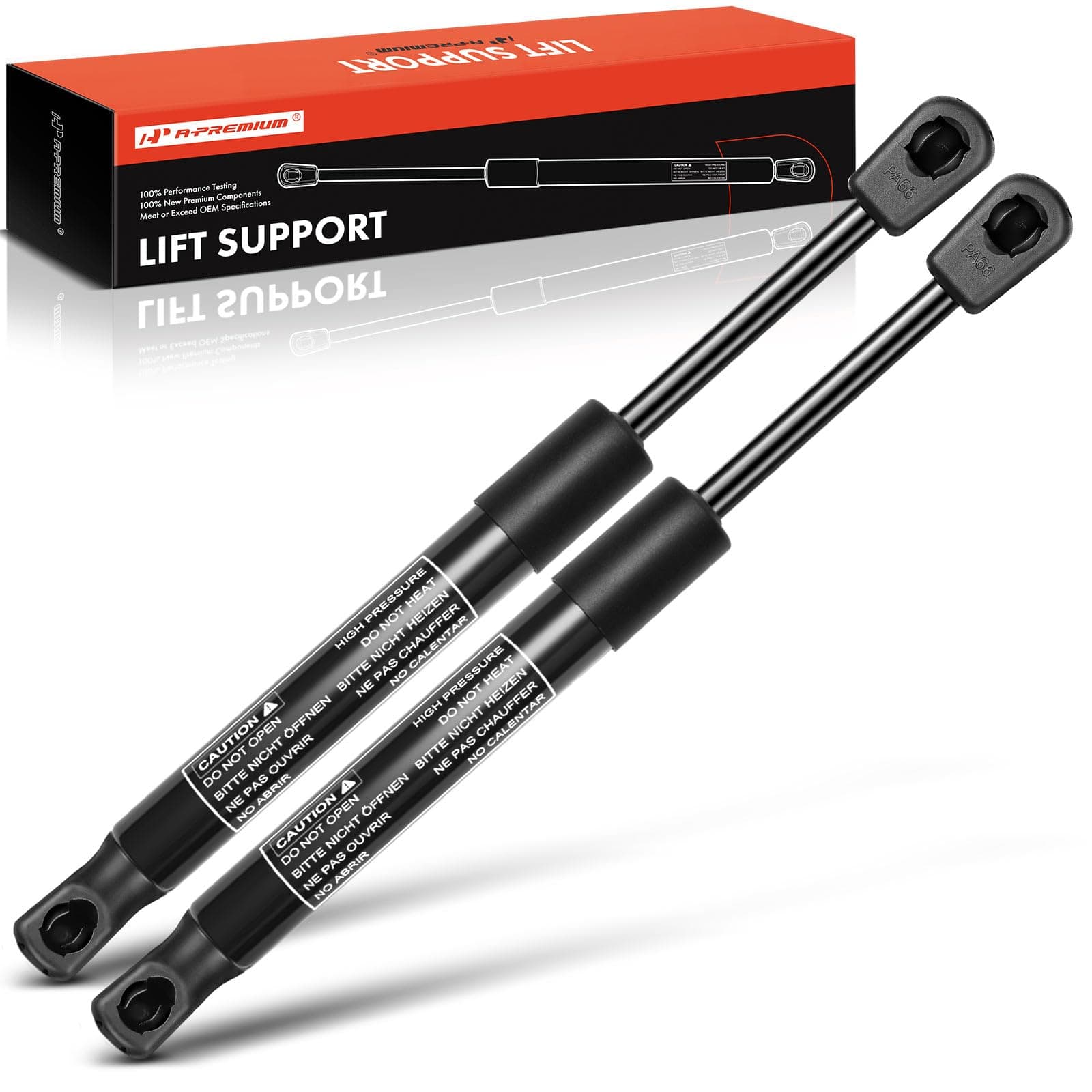 Tailgate Rear Trunk Lift Supports Shock Struts Compatible with Mazda RX8 RX-8 2004-2011 Coupe 2-PC Set